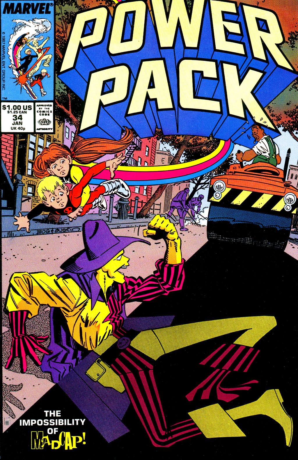 Read online Power Pack (1984) comic -  Issue #34 - 1