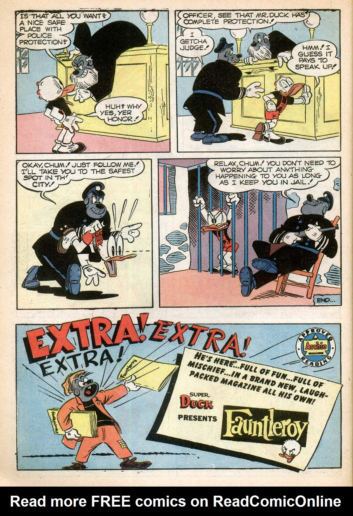 Read online Super Duck Comics comic -  Issue #35 - 40