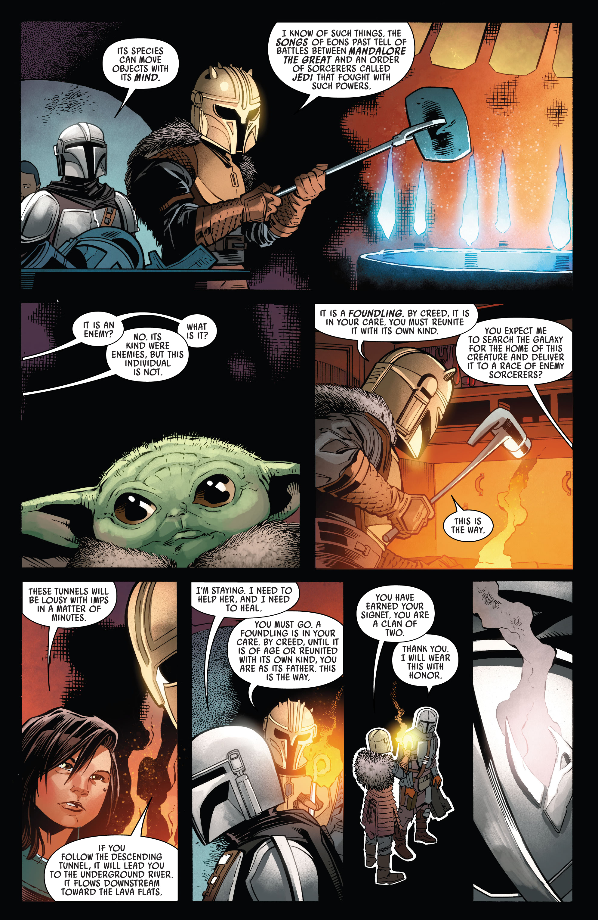 Read online Star Wars: The Mandalorian comic -  Issue #8 - 22