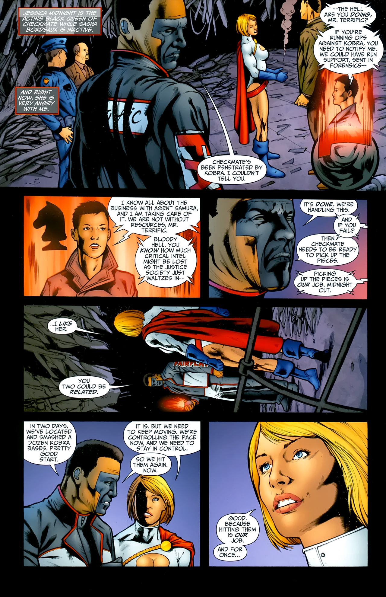 Read online JSA vs. Kobra comic -  Issue #5 - 12