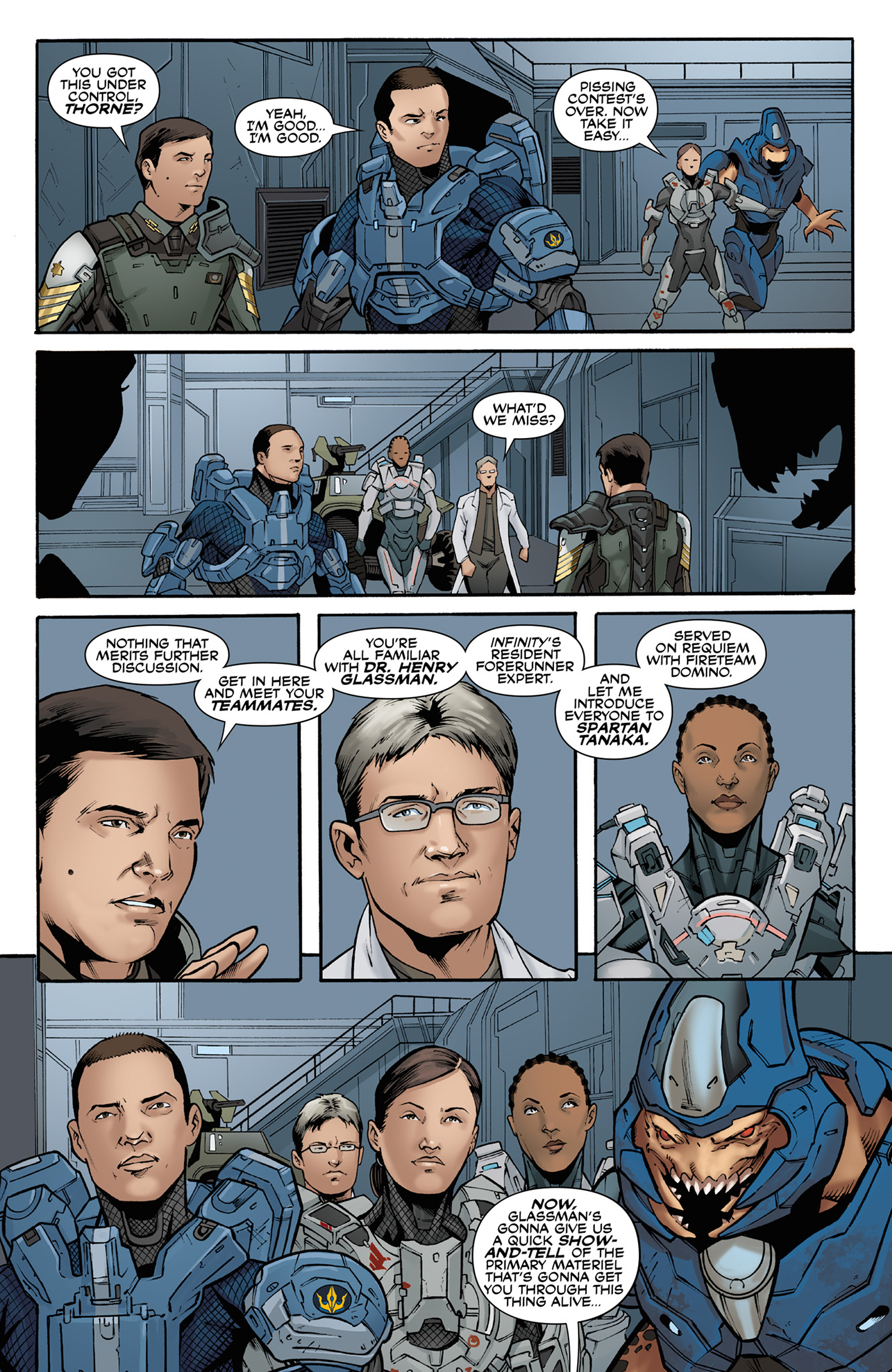 Read online Halo: Escalation comic -  Issue #19 - 13