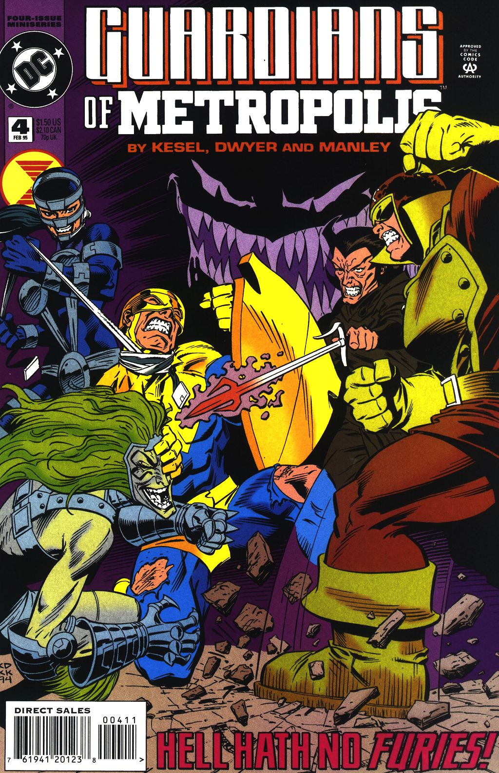 Read online Guardians of Metropolis comic -  Issue #4 - 1