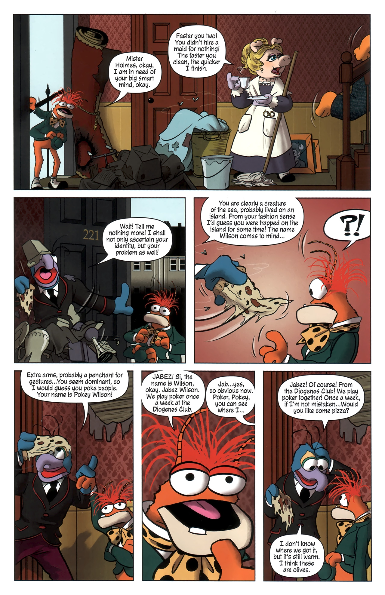 Read online Muppet Sherlock Holmes comic -  Issue #3 - 4