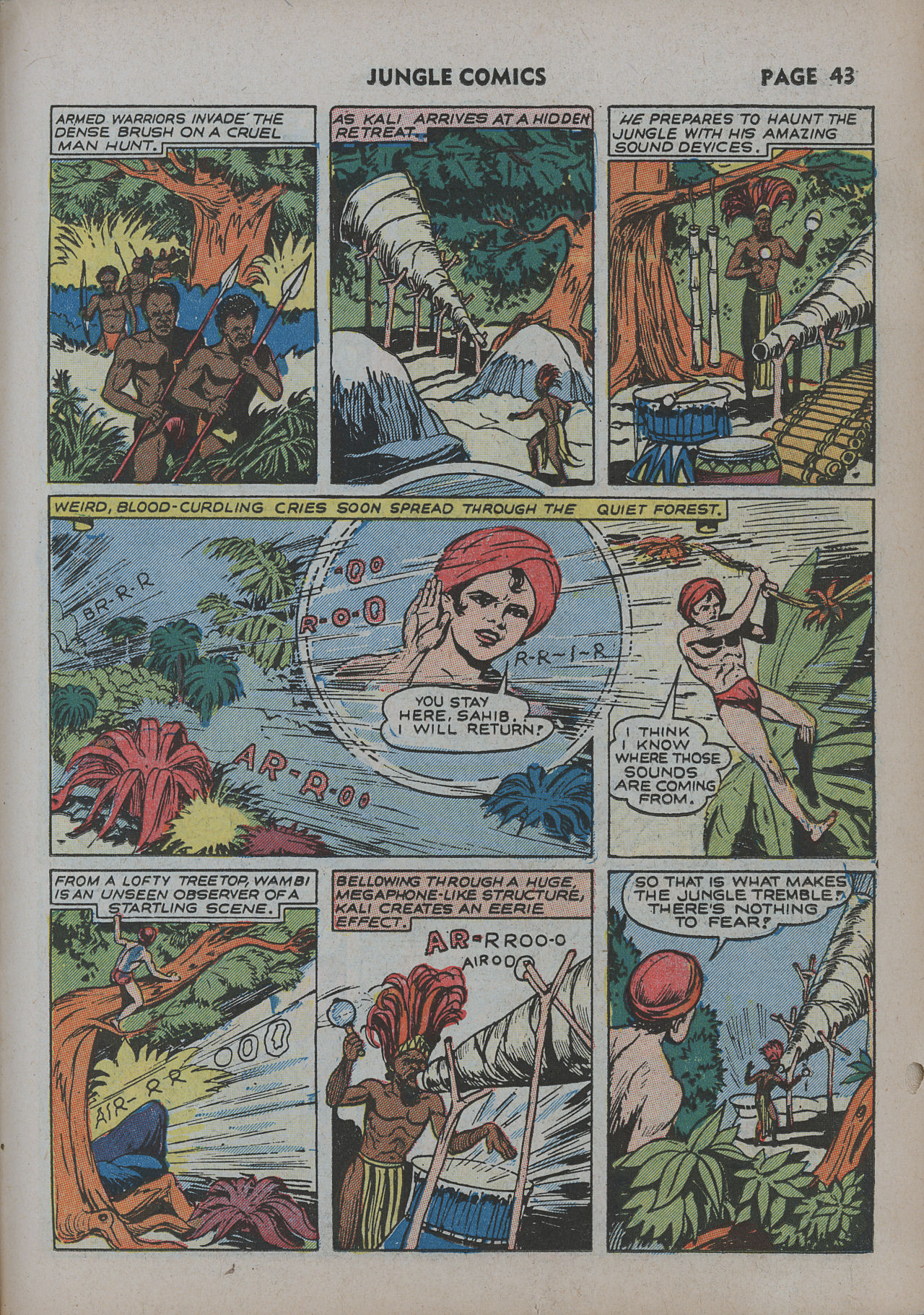 Read online Jungle Comics comic -  Issue #31 - 46