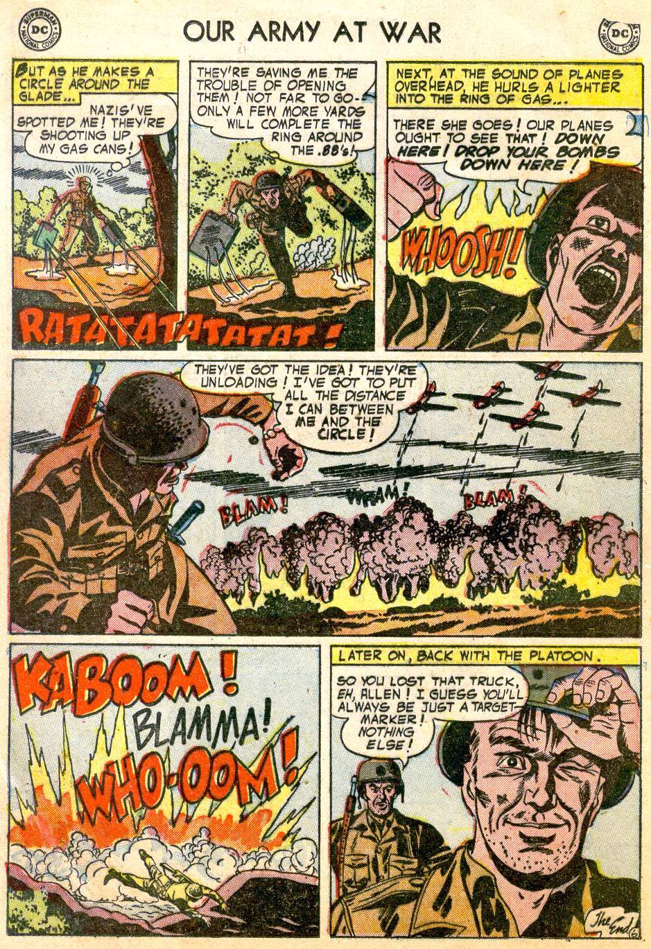 Read online Our Army at War (1952) comic -  Issue #31 - 16
