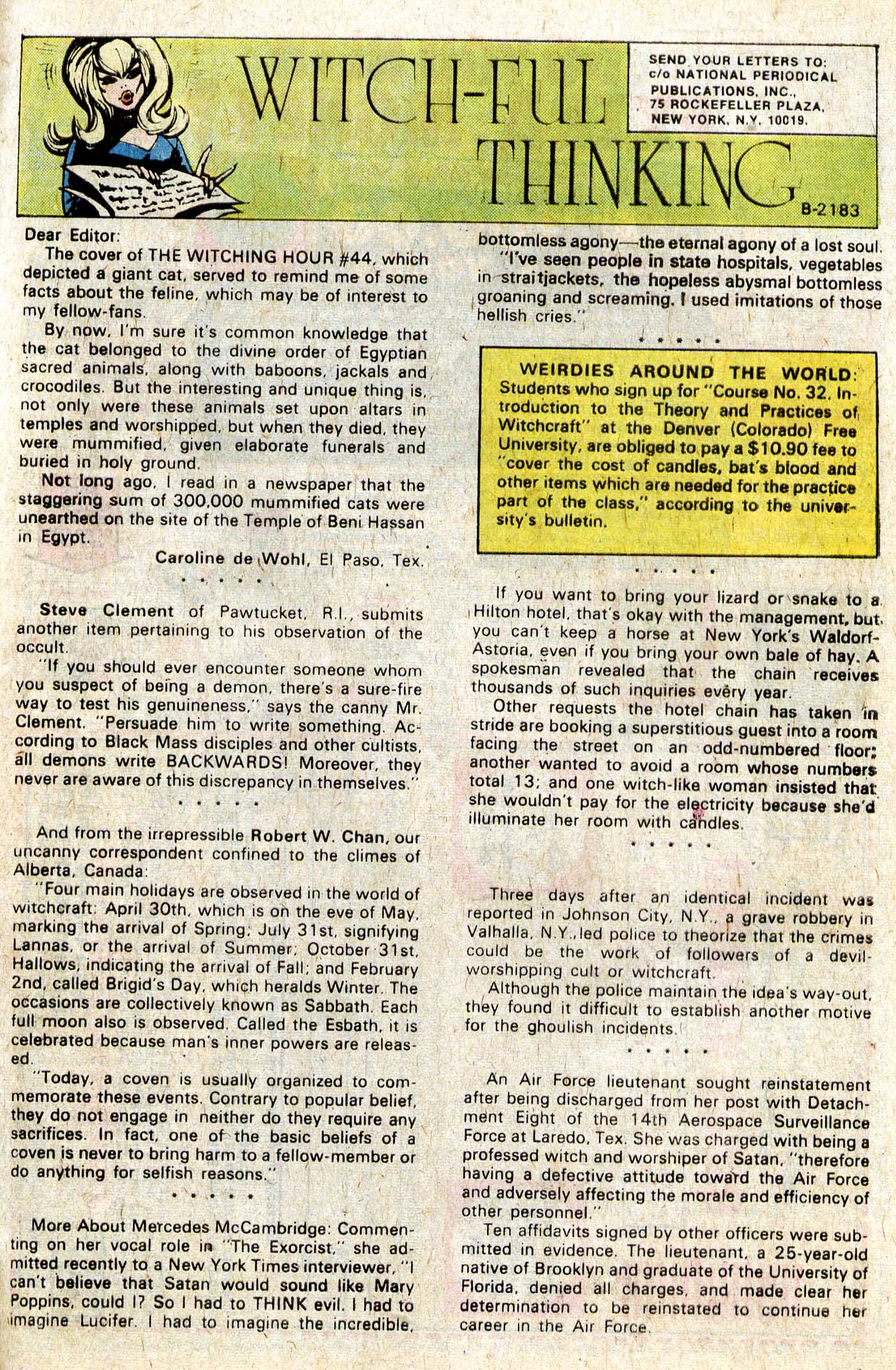 Read online The Witching Hour (1969) comic -  Issue #47 - 22