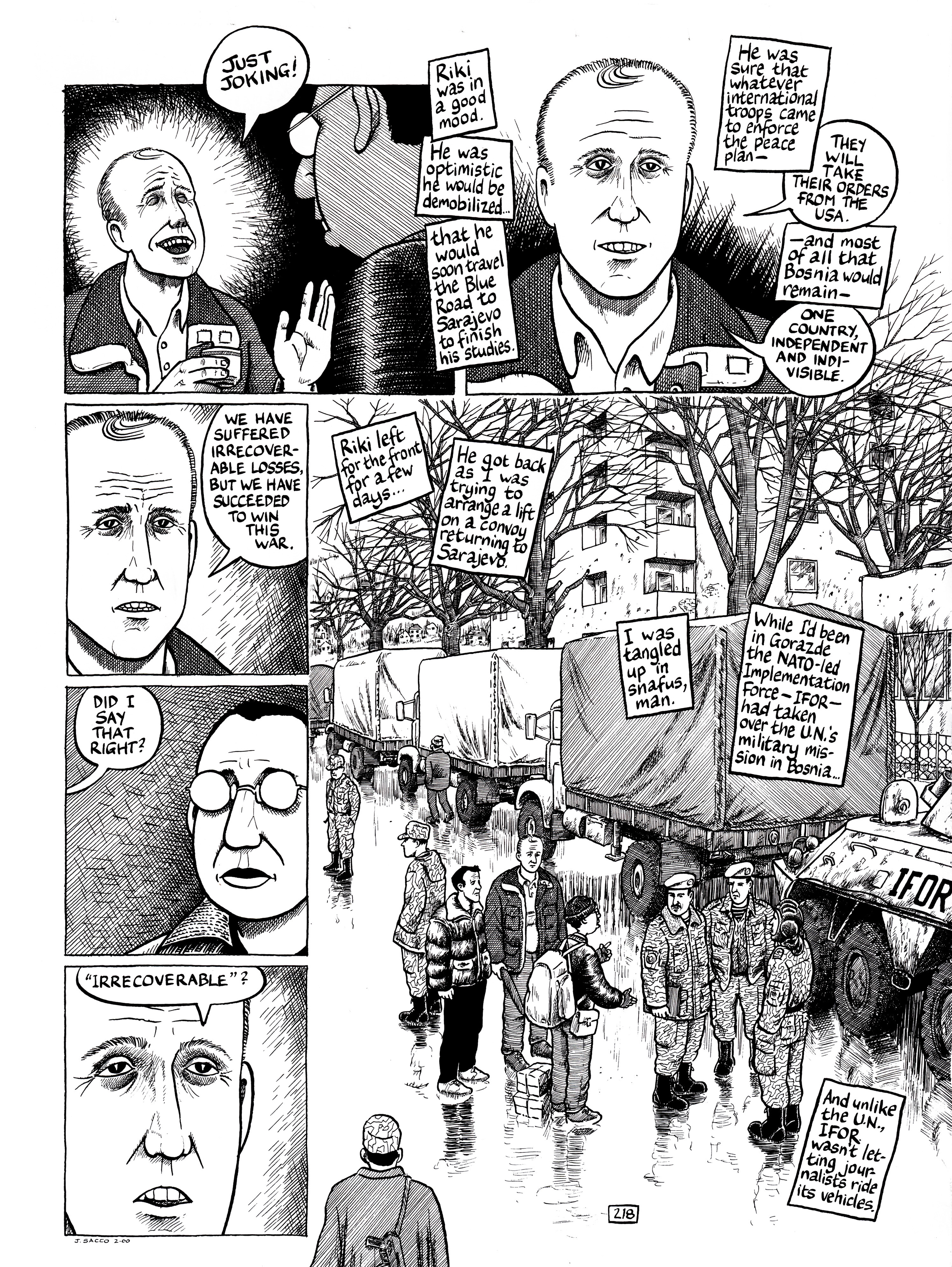 Read online Safe Area Goražde comic -  Issue # TPB (Part 3) - 59