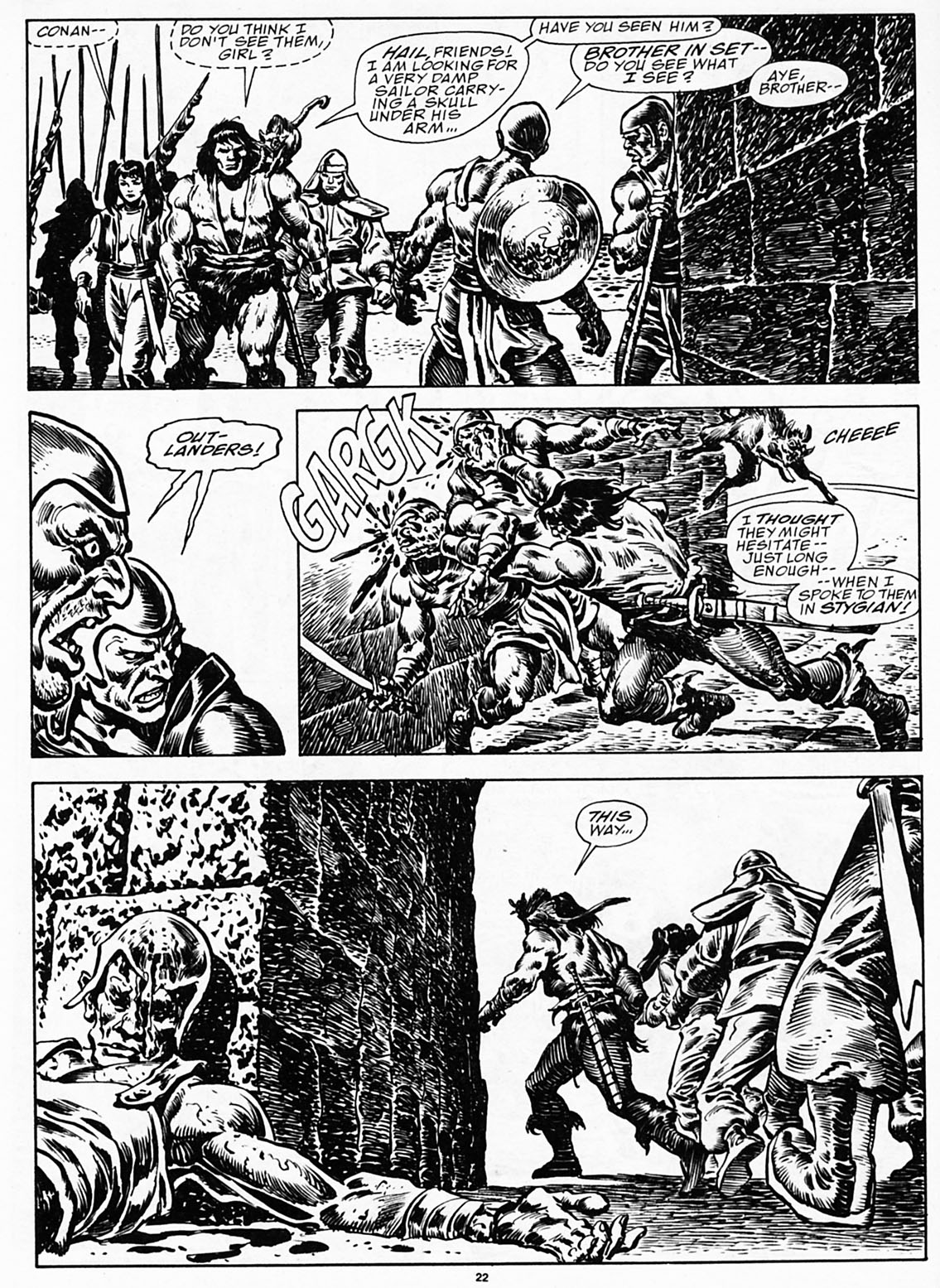 Read online The Savage Sword Of Conan comic -  Issue #191 - 24