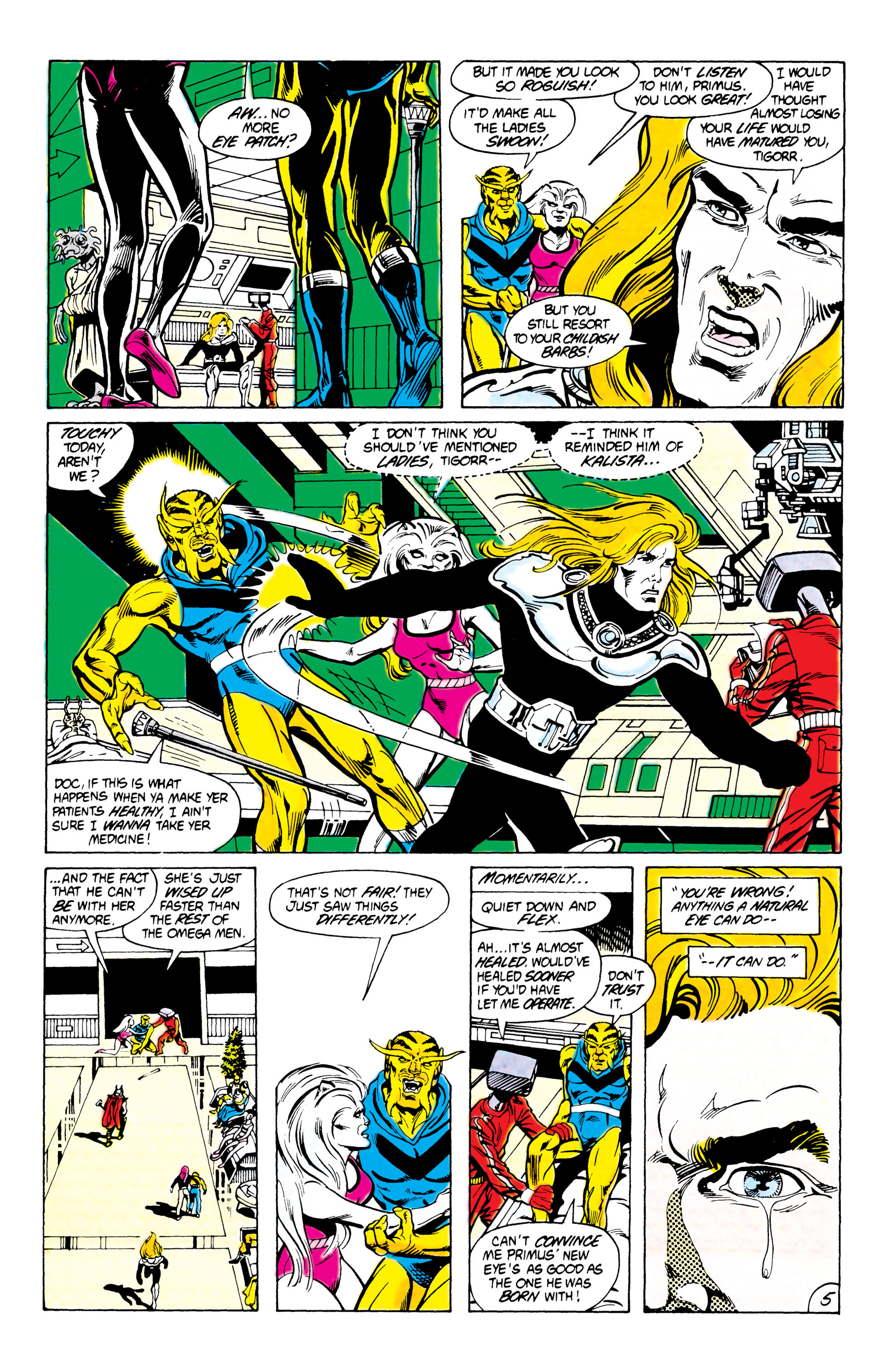 Read online The Omega Men (1983) comic -  Issue #13 - 6