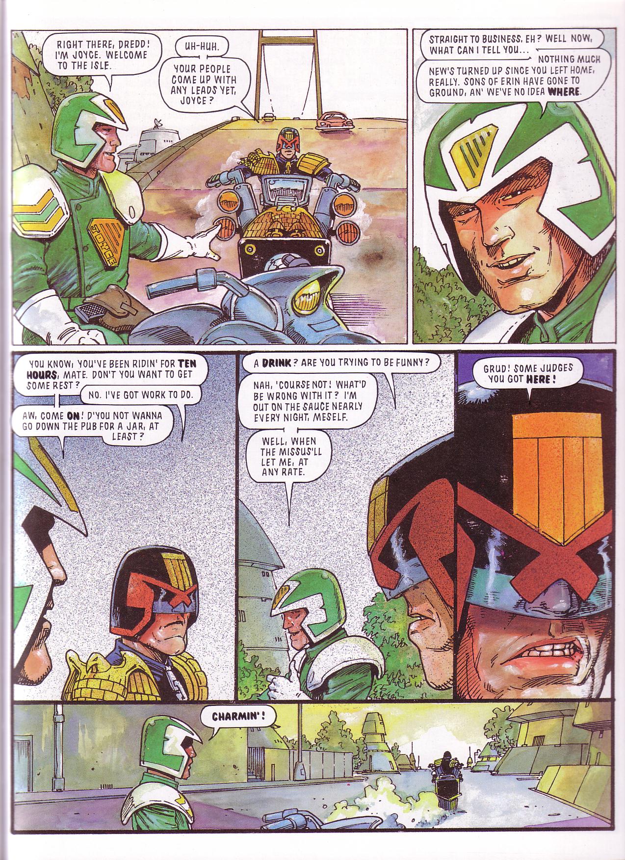 Read online Judge Dredd: Emerald Isle comic -  Issue # TPB - 17