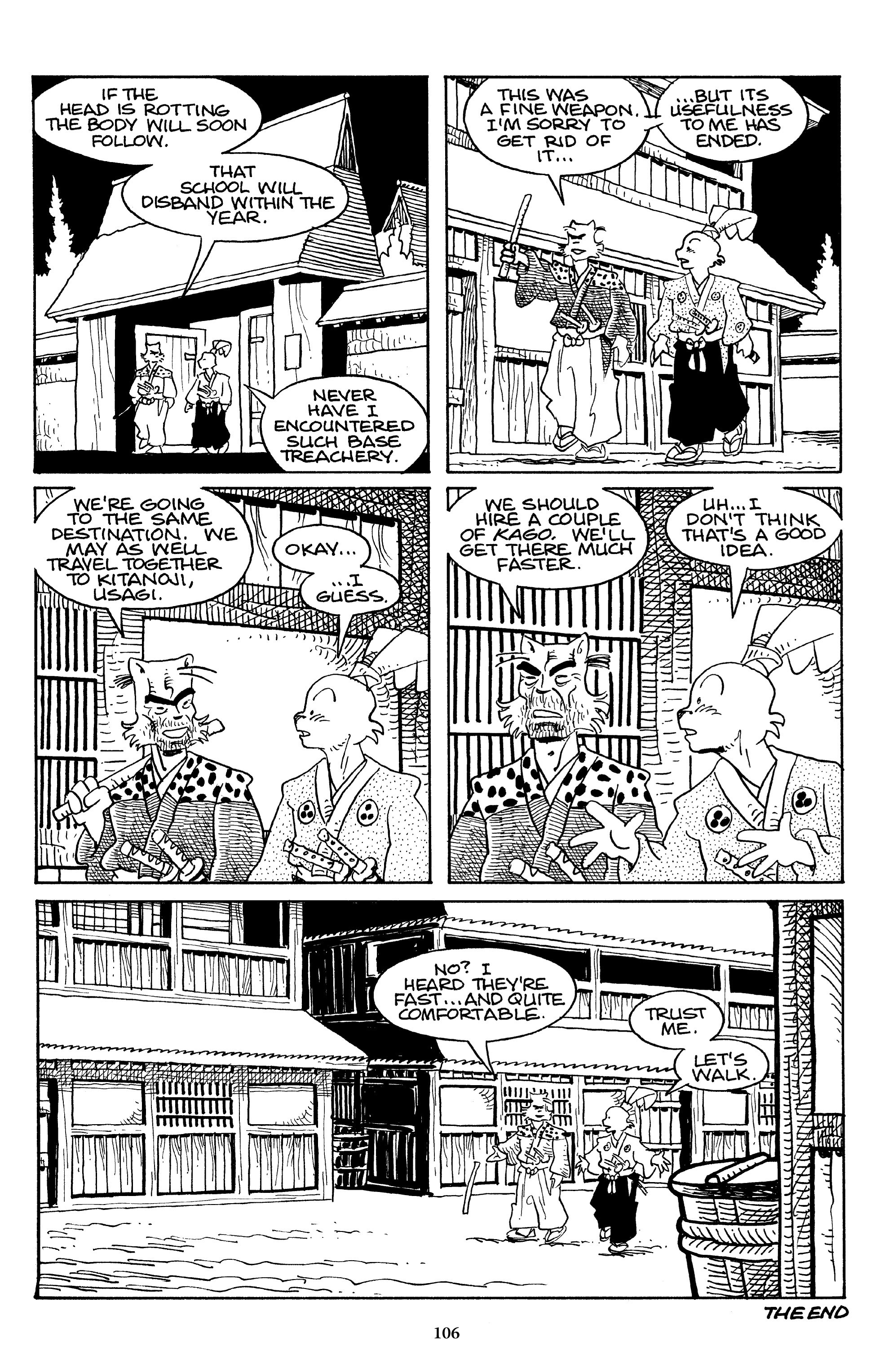 Read online The Usagi Yojimbo Saga comic -  Issue # TPB 4 - 105