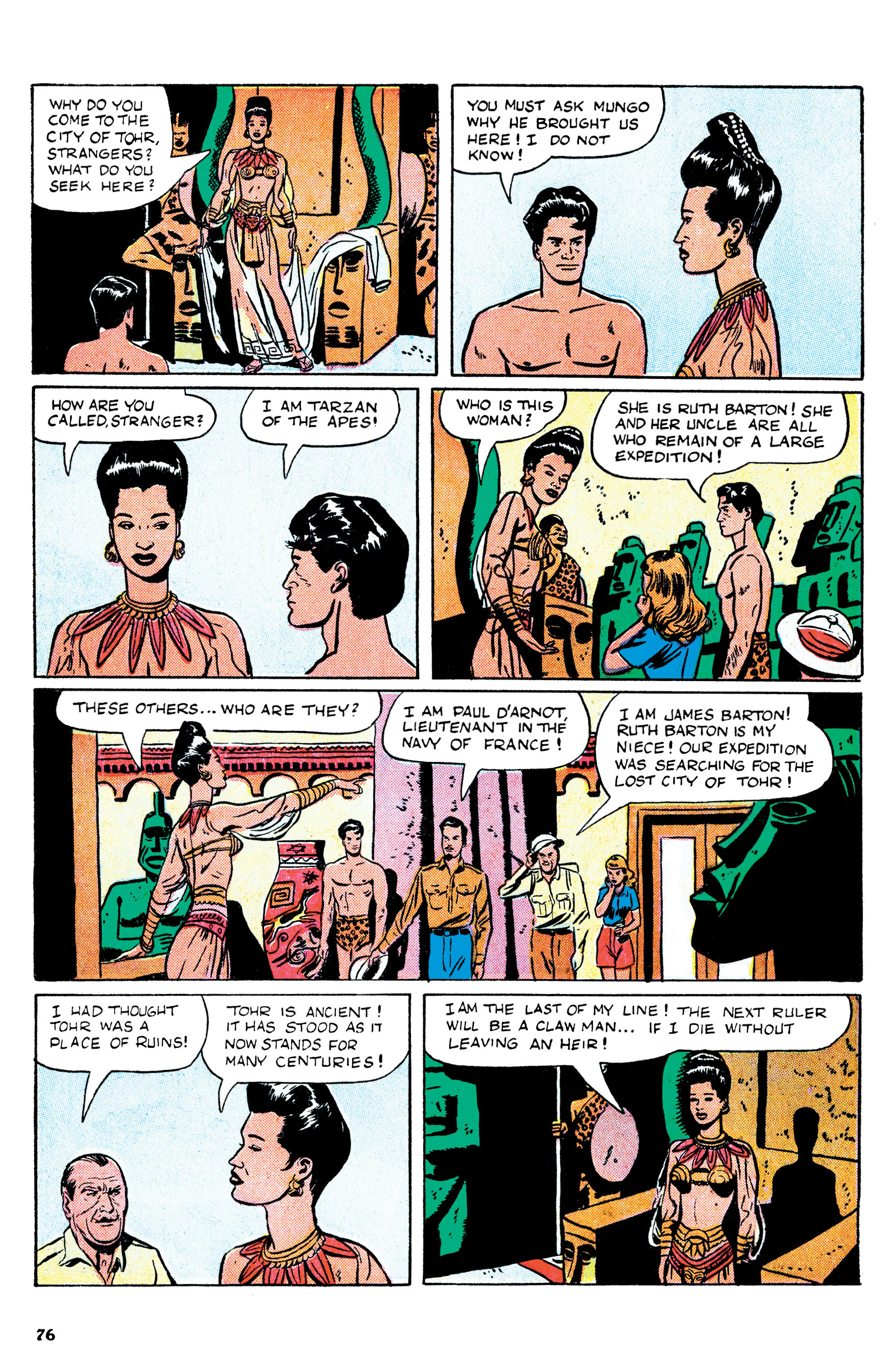 Read online Edgar Rice Burroughs Tarzan: The Jesse Marsh Years Omnibus comic -  Issue # TPB (Part 1) - 77