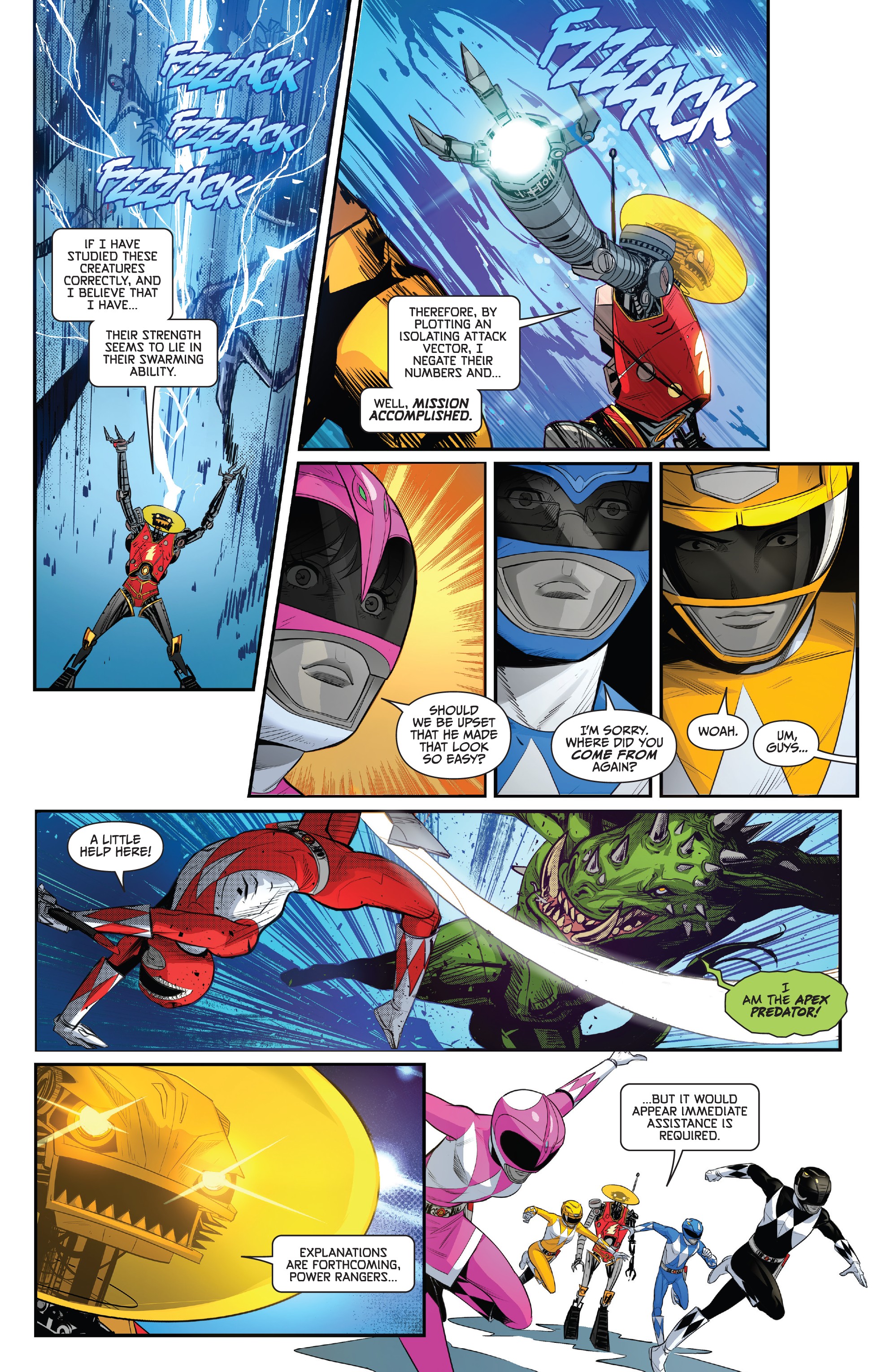 Read online Saban's Go Go Power Rangers comic -  Issue #17 - 21