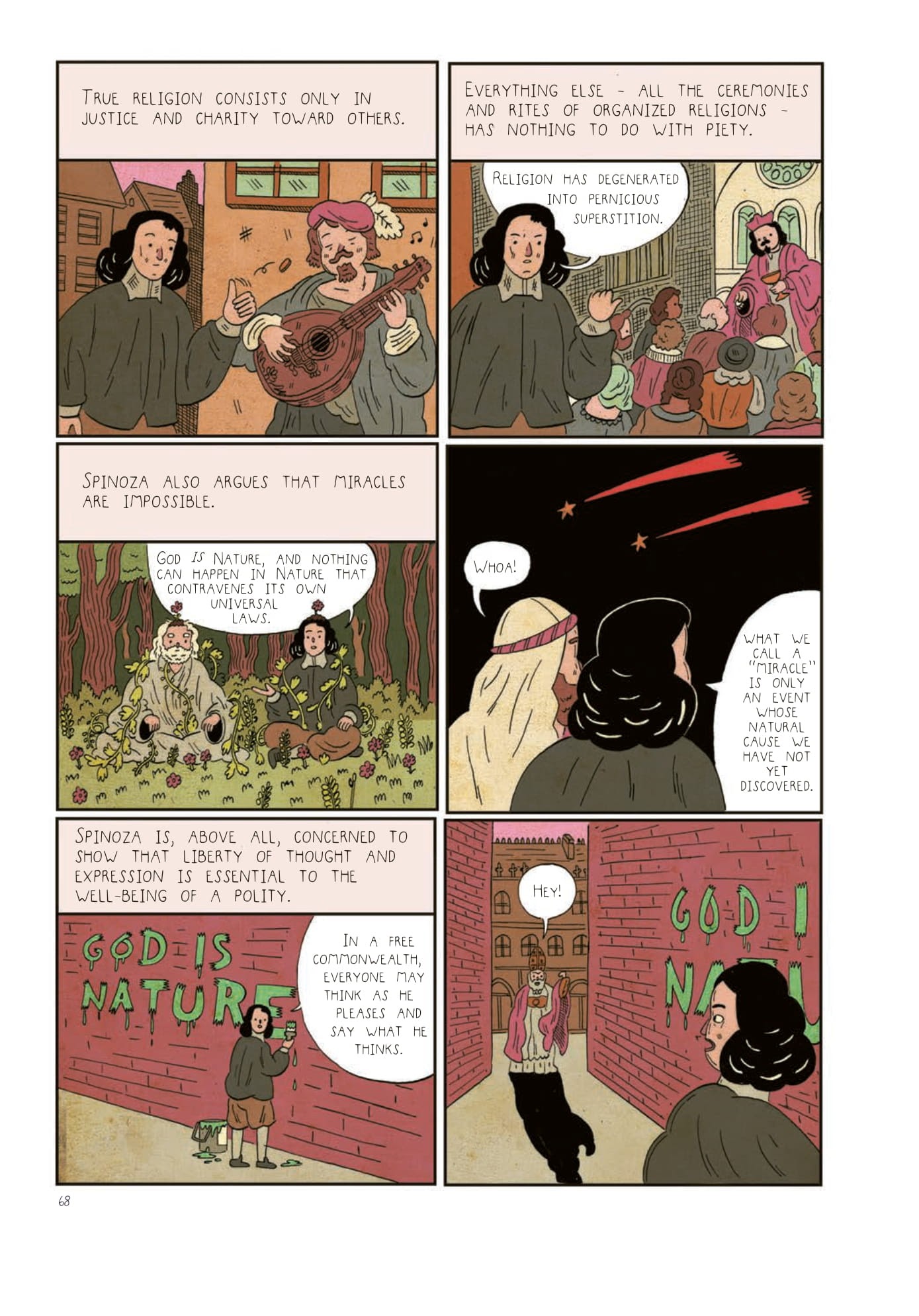 Read online Heretics!: The Wondrous (and Dangerous) Beginnings of Modern Philosophy comic -  Issue # TPB (Part 1) - 69