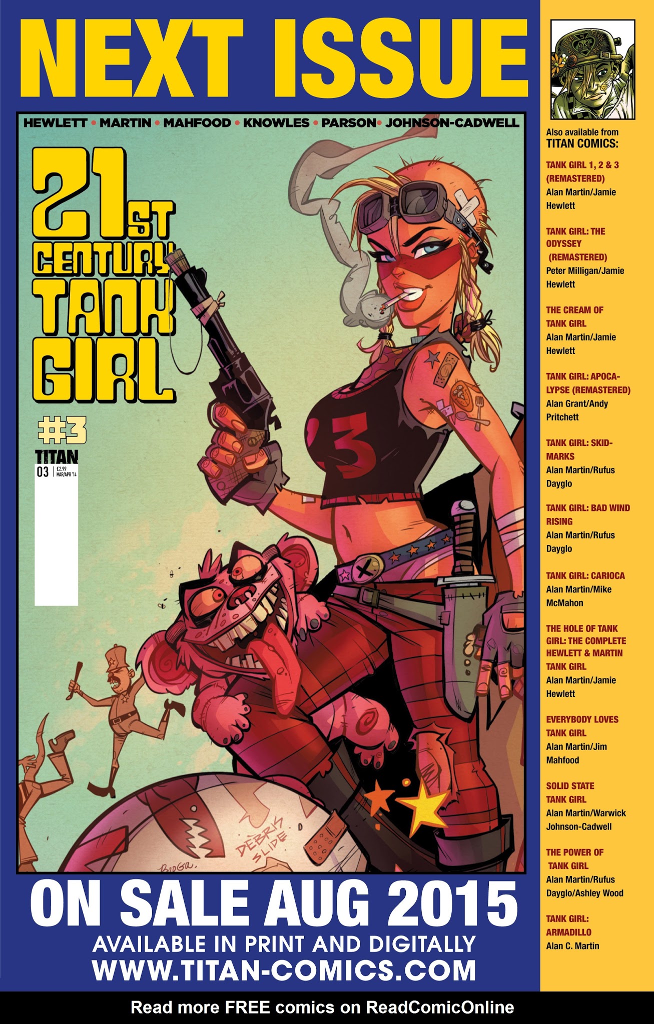 Read online Tank Girl: 21st Century Tank Girl comic -  Issue #2 - 30