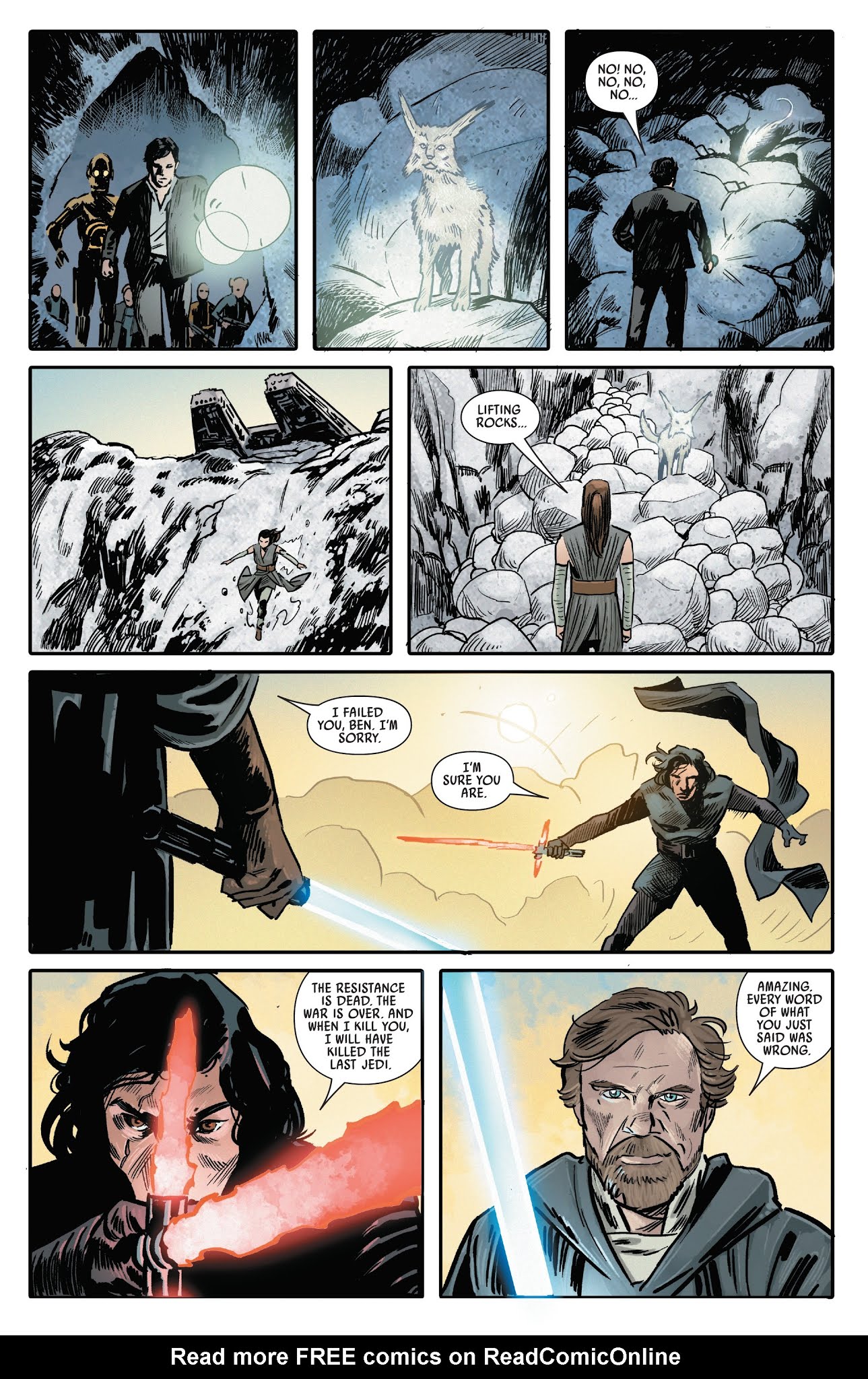 Read online Star Wars: The Last Jedi Adaptation comic -  Issue #6 - 17