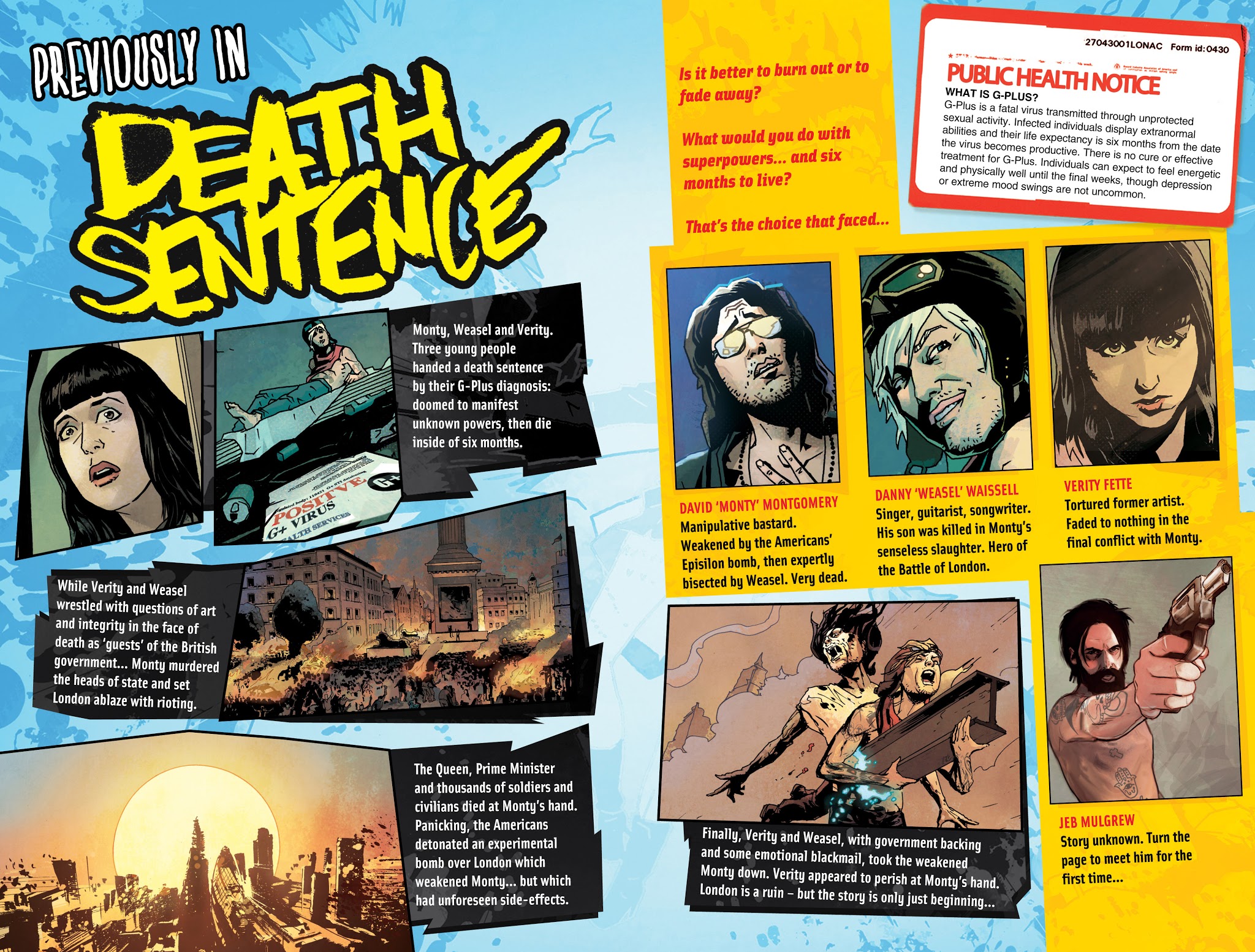 Read online Death Sentence London comic -  Issue #1 - 2
