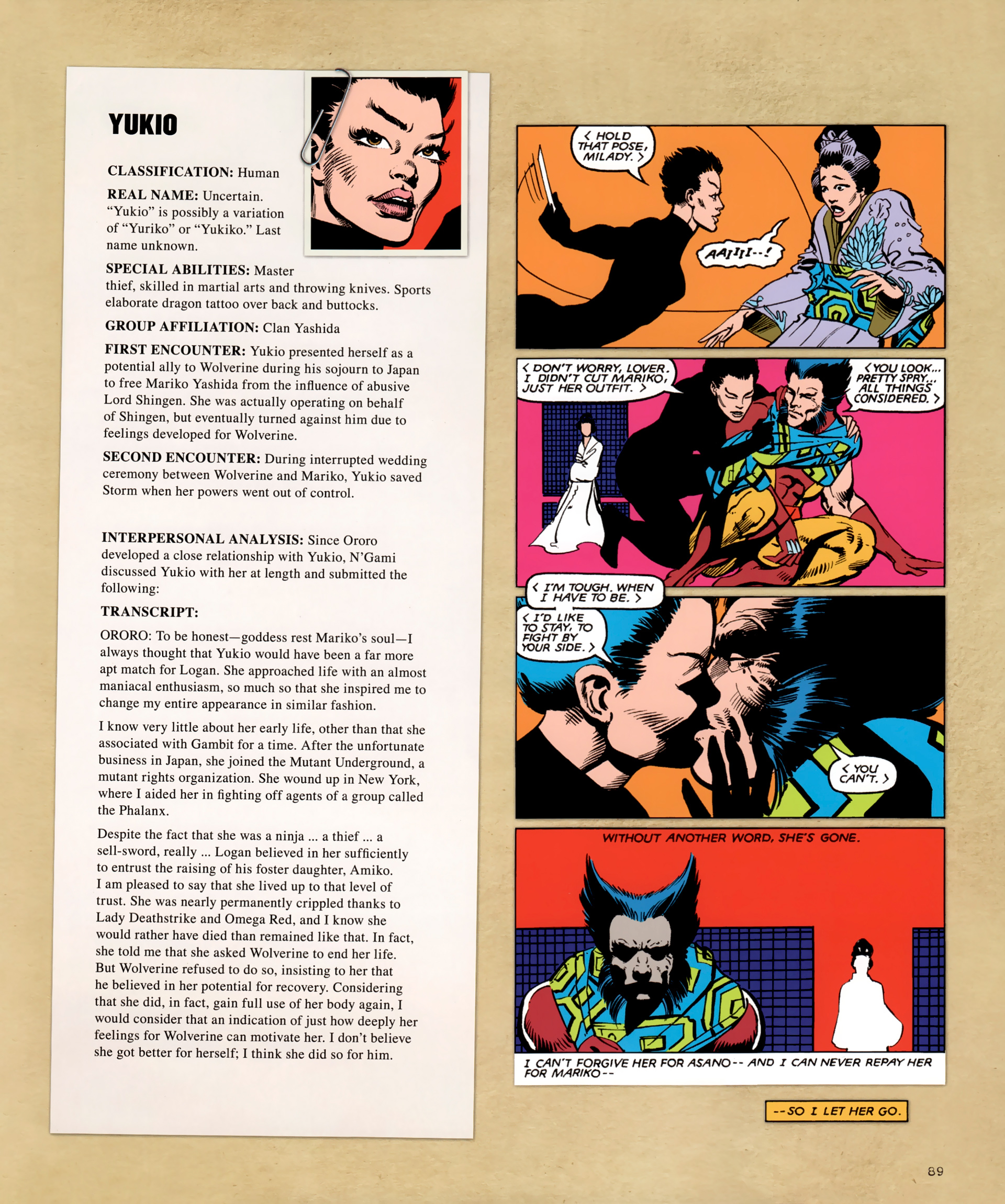 Read online The Wolverine Files comic -  Issue # TPB - 81