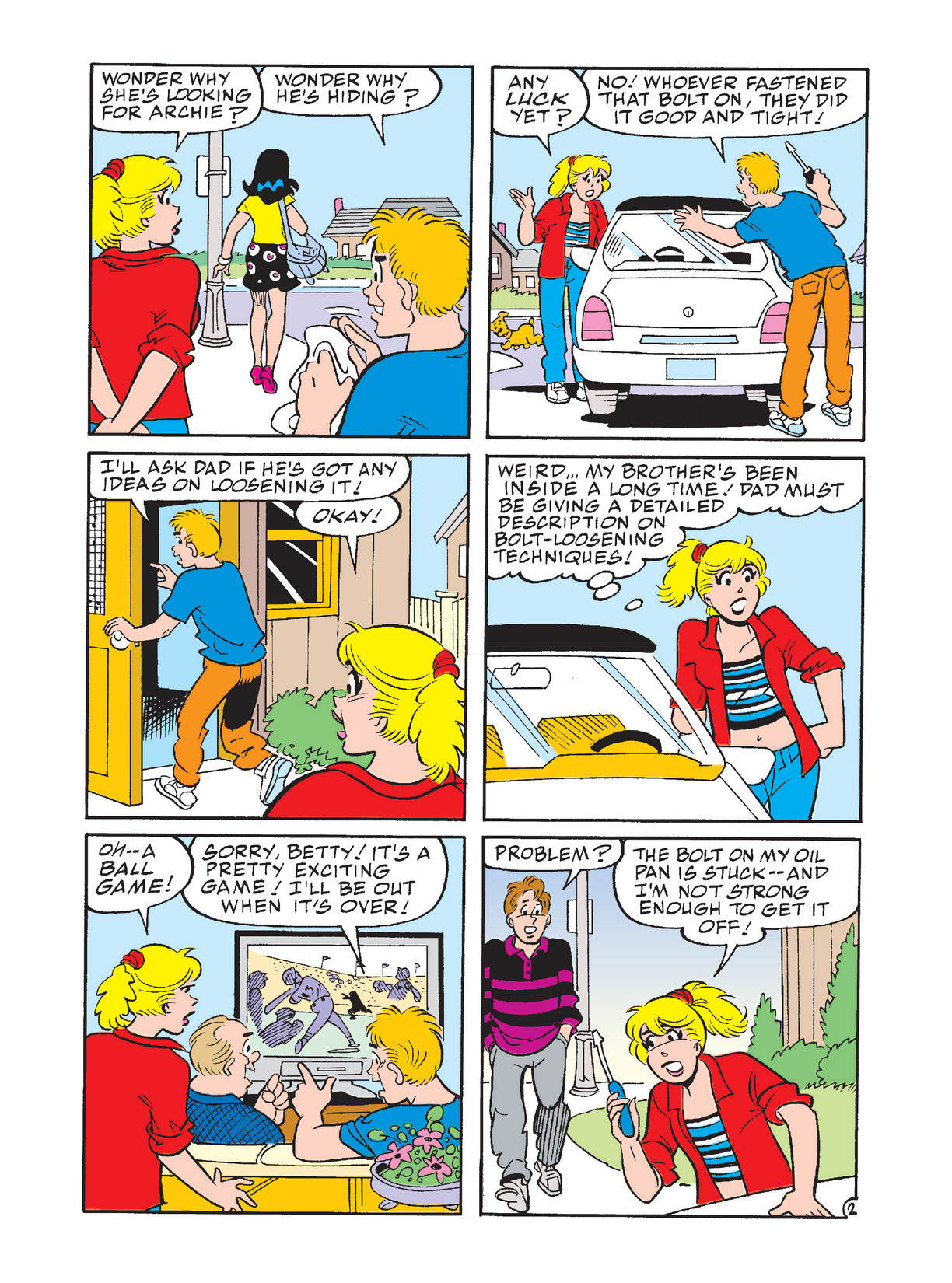 Read online Betty and Veronica Double Digest comic -  Issue #223 - 210