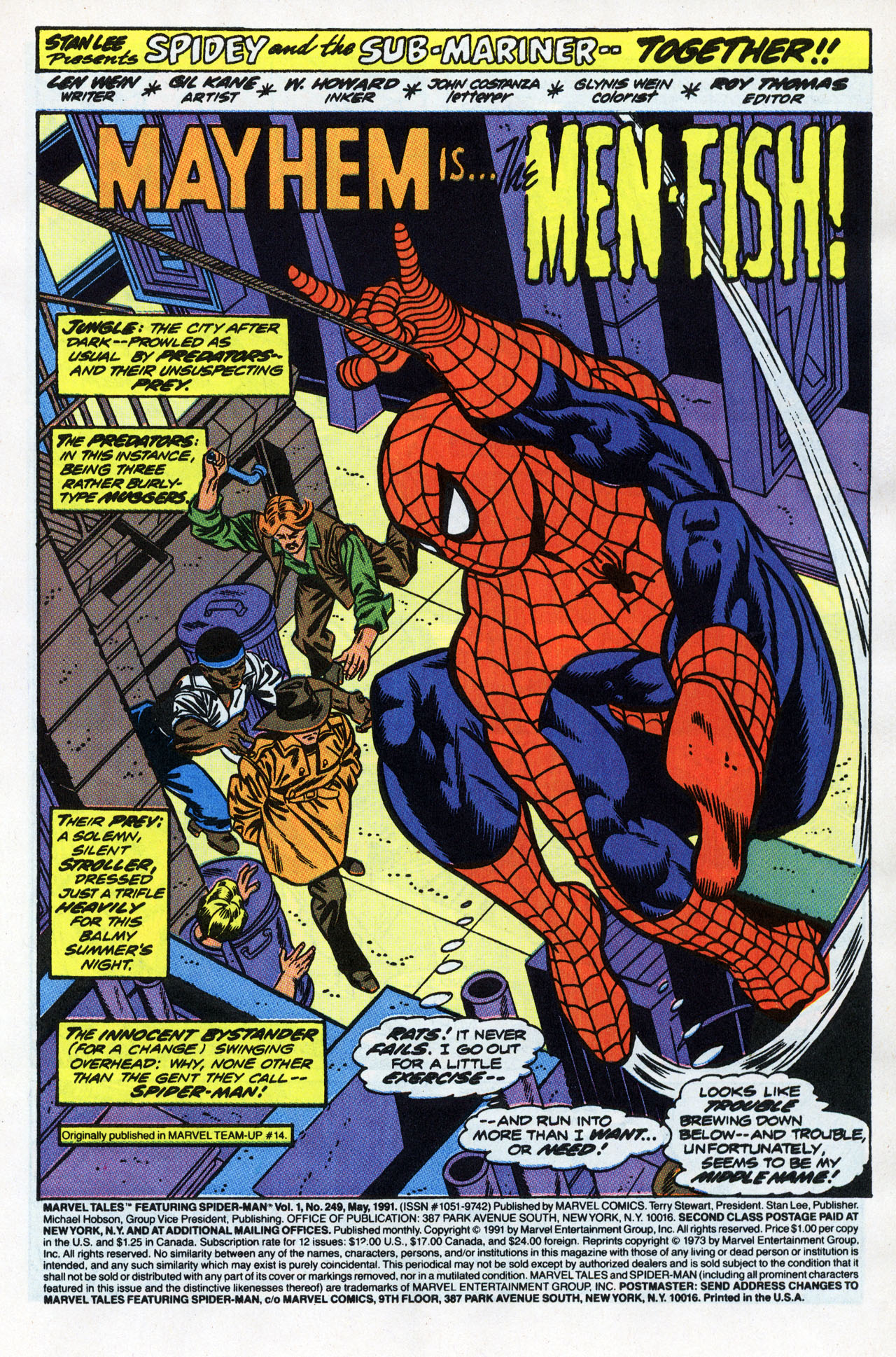 Read online Marvel Tales (1964) comic -  Issue #249 - 3