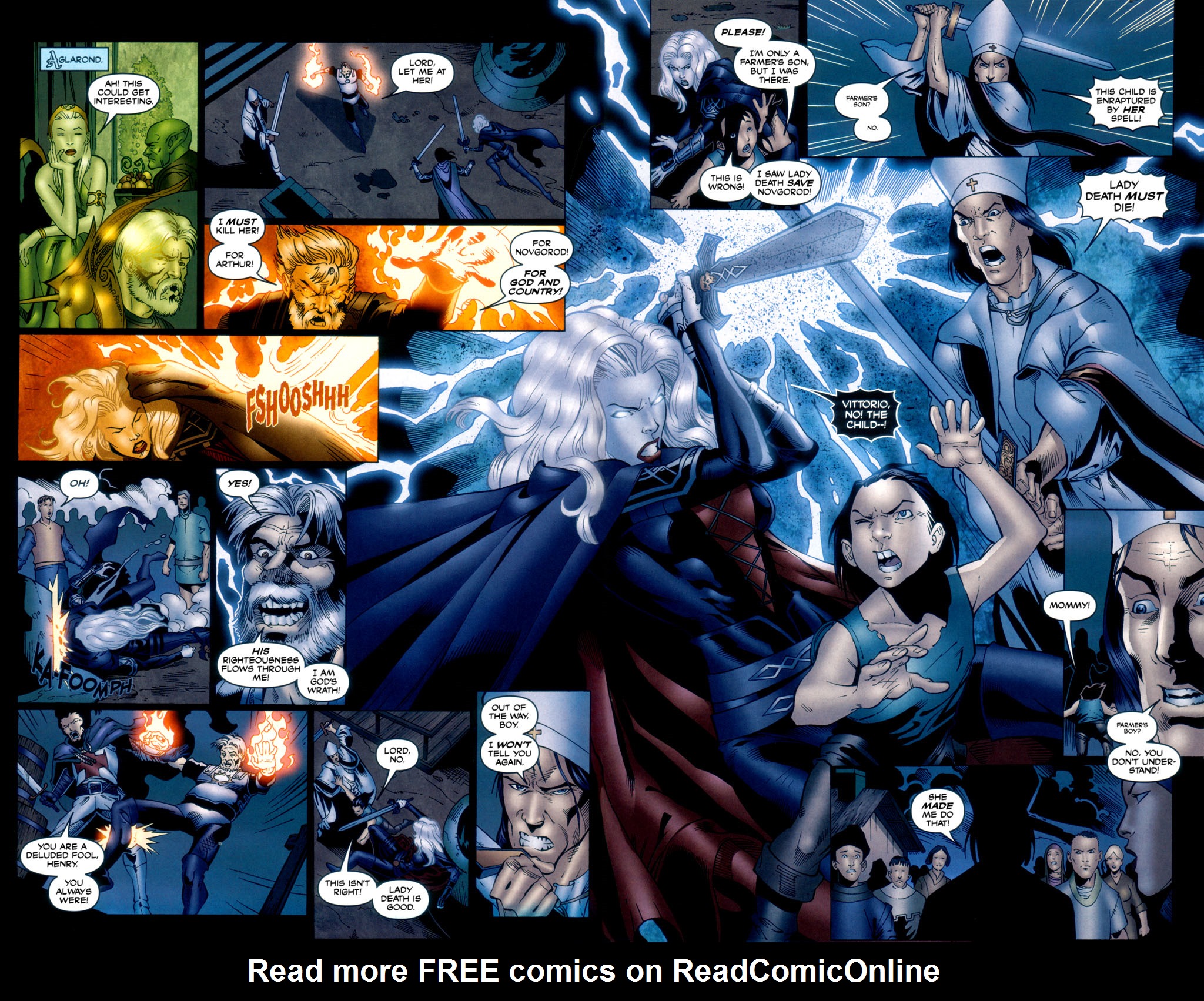 Read online Brian Pulido's Medieval Lady Death comic -  Issue #4 - 14