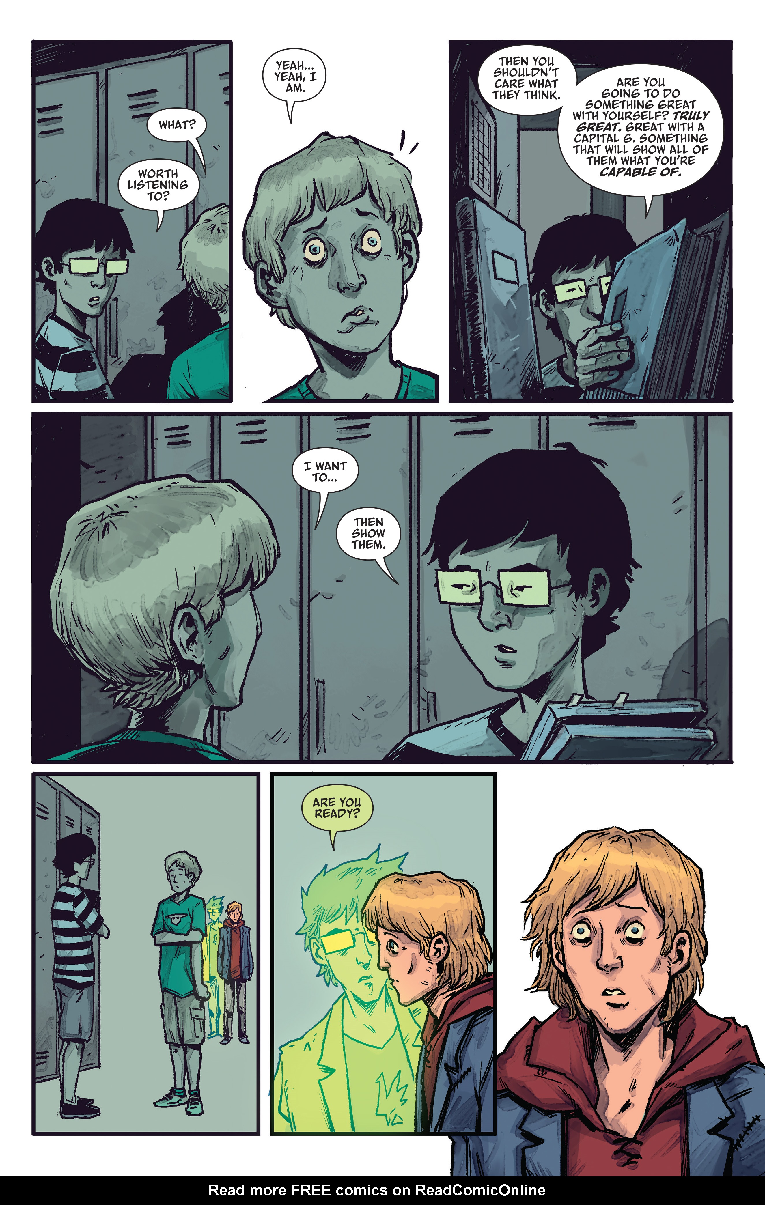 Read online The Woods comic -  Issue # _Yearbook Edition 2 (Part 2) - 8