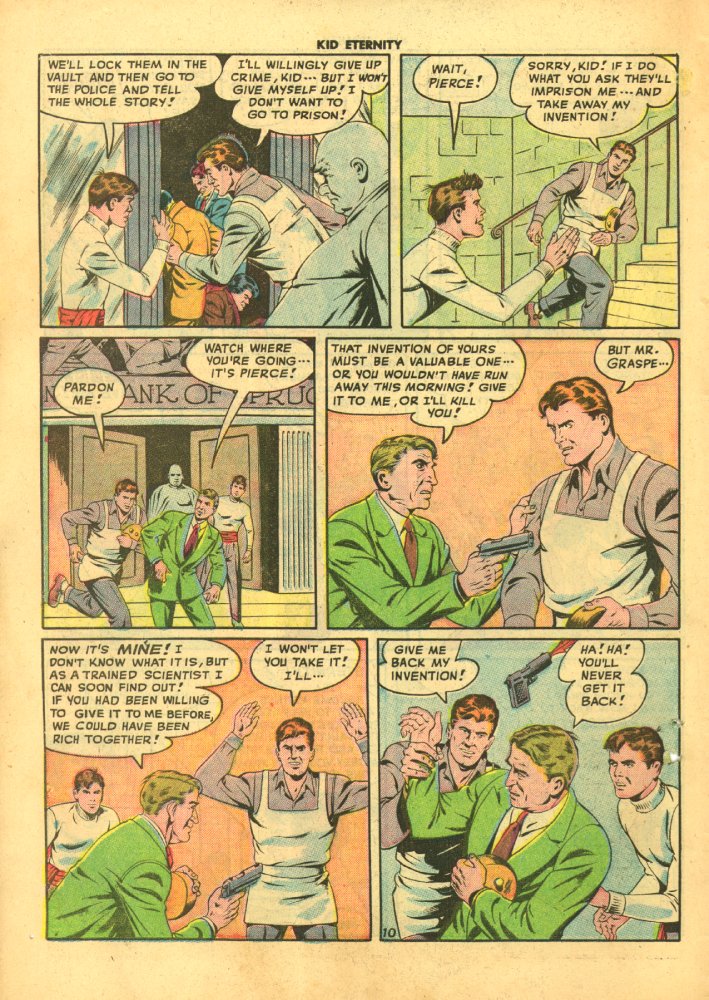 Read online Kid Eternity (1946) comic -  Issue #11 - 12