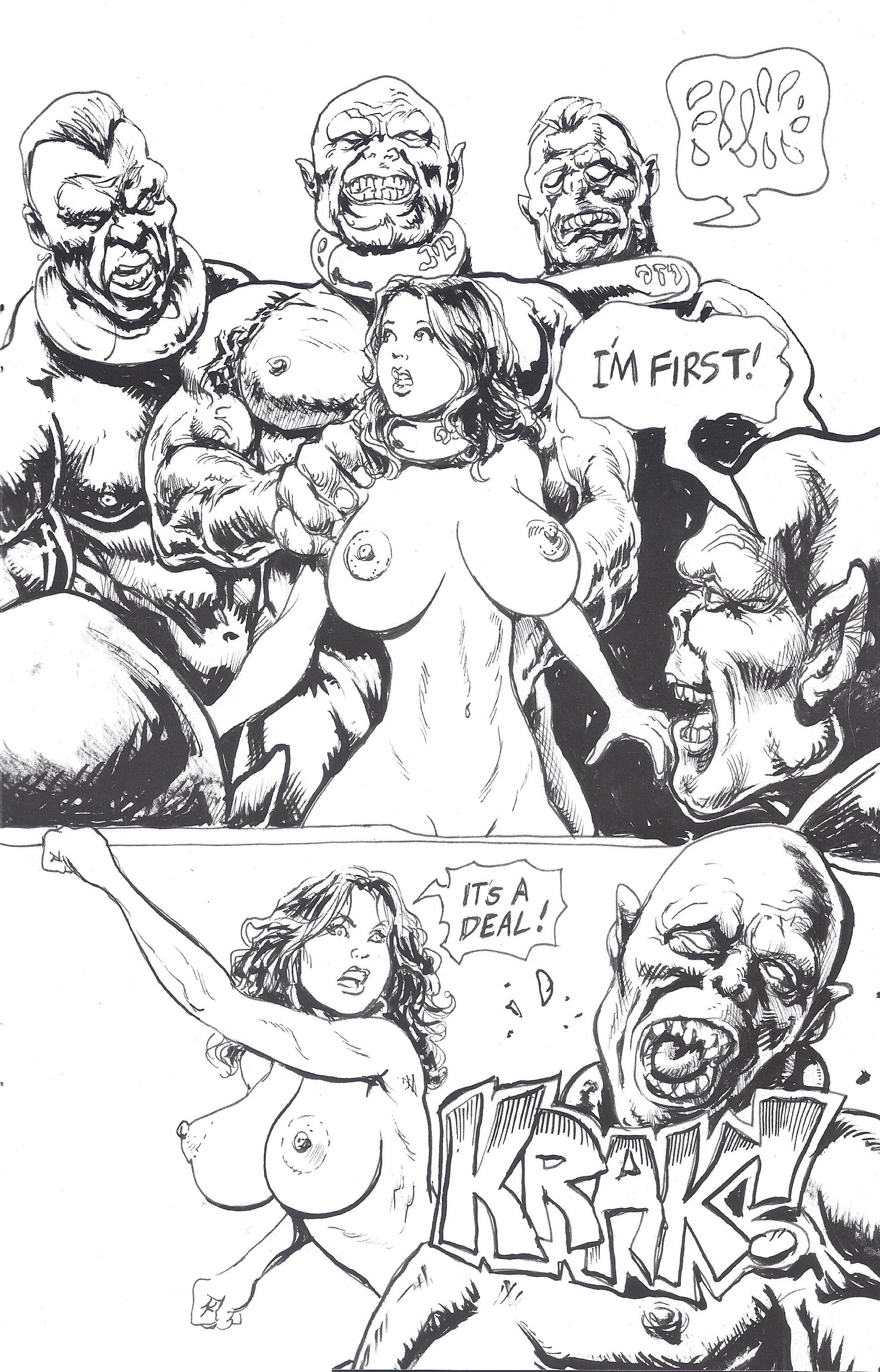 Read online Cavewoman: Starship Blish comic -  Issue #1 - 29