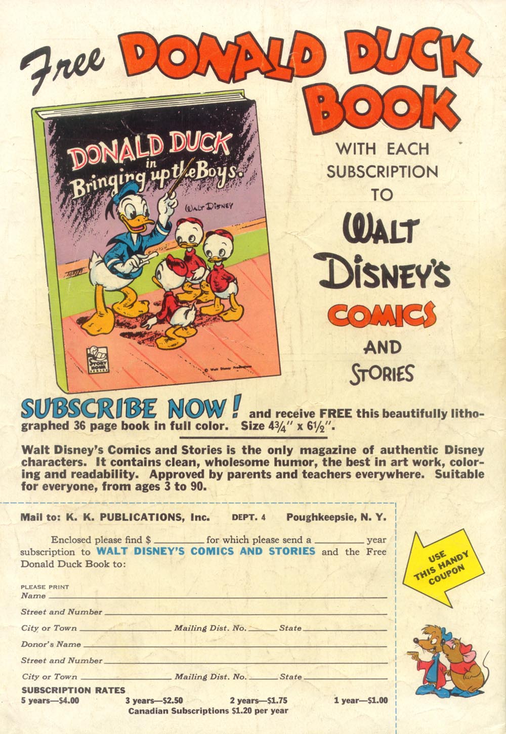Read online Walt Disney's Comics and Stories comic -  Issue #139 - 36