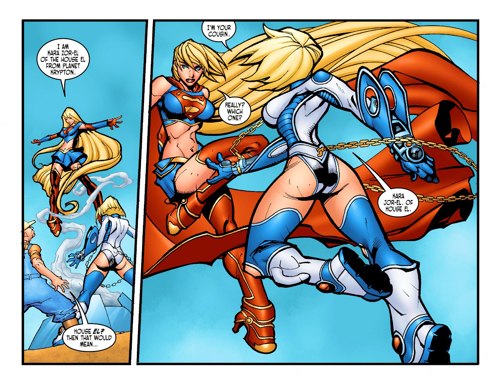 Read online Ame-Comi: Power Girl comic -  Issue #3 - 7