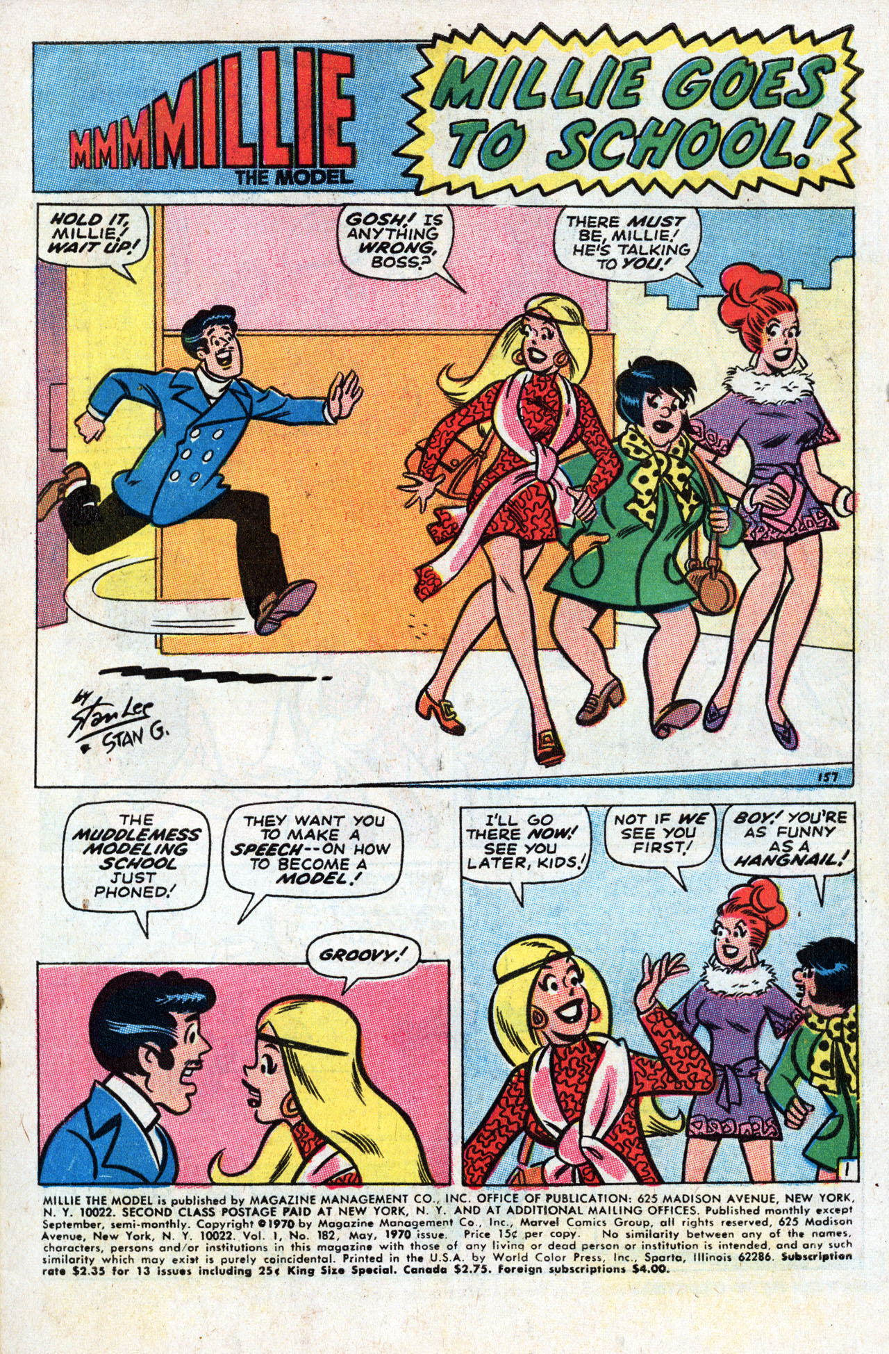 Read online Millie the Model comic -  Issue #182 - 3