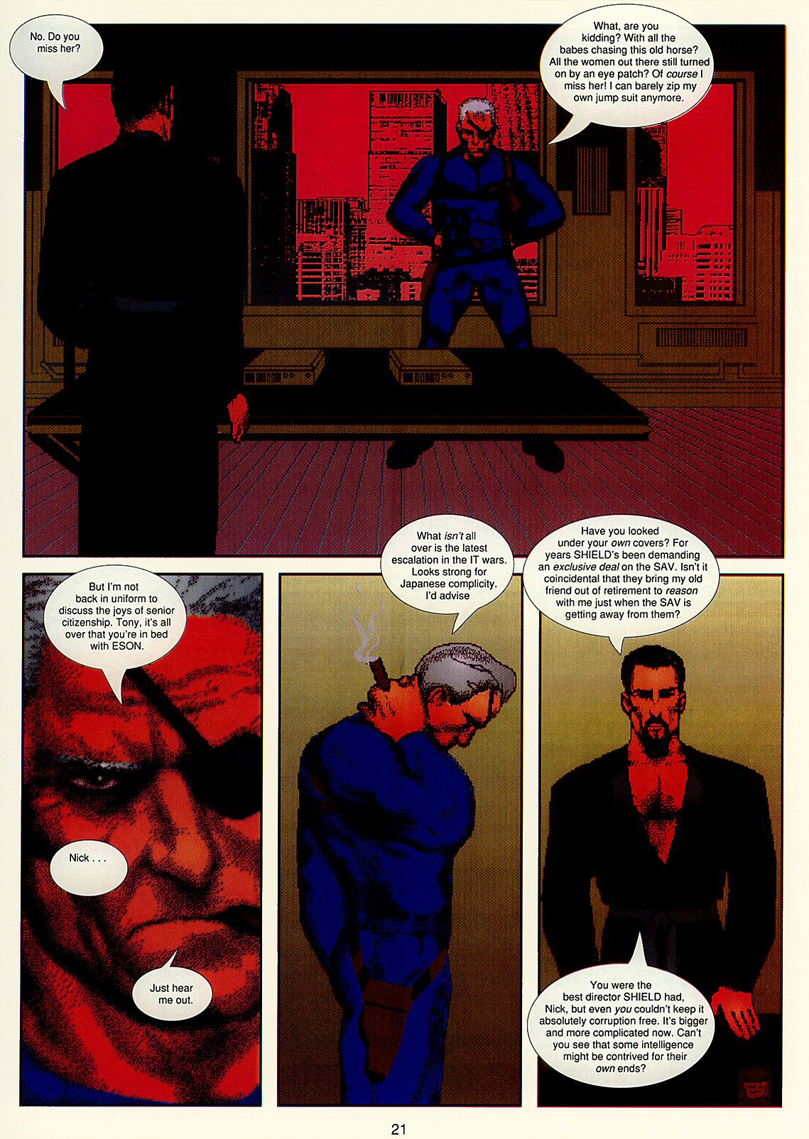 Read online Marvel Graphic Novel comic -  Issue #33 - Iron Man - Crash - 22