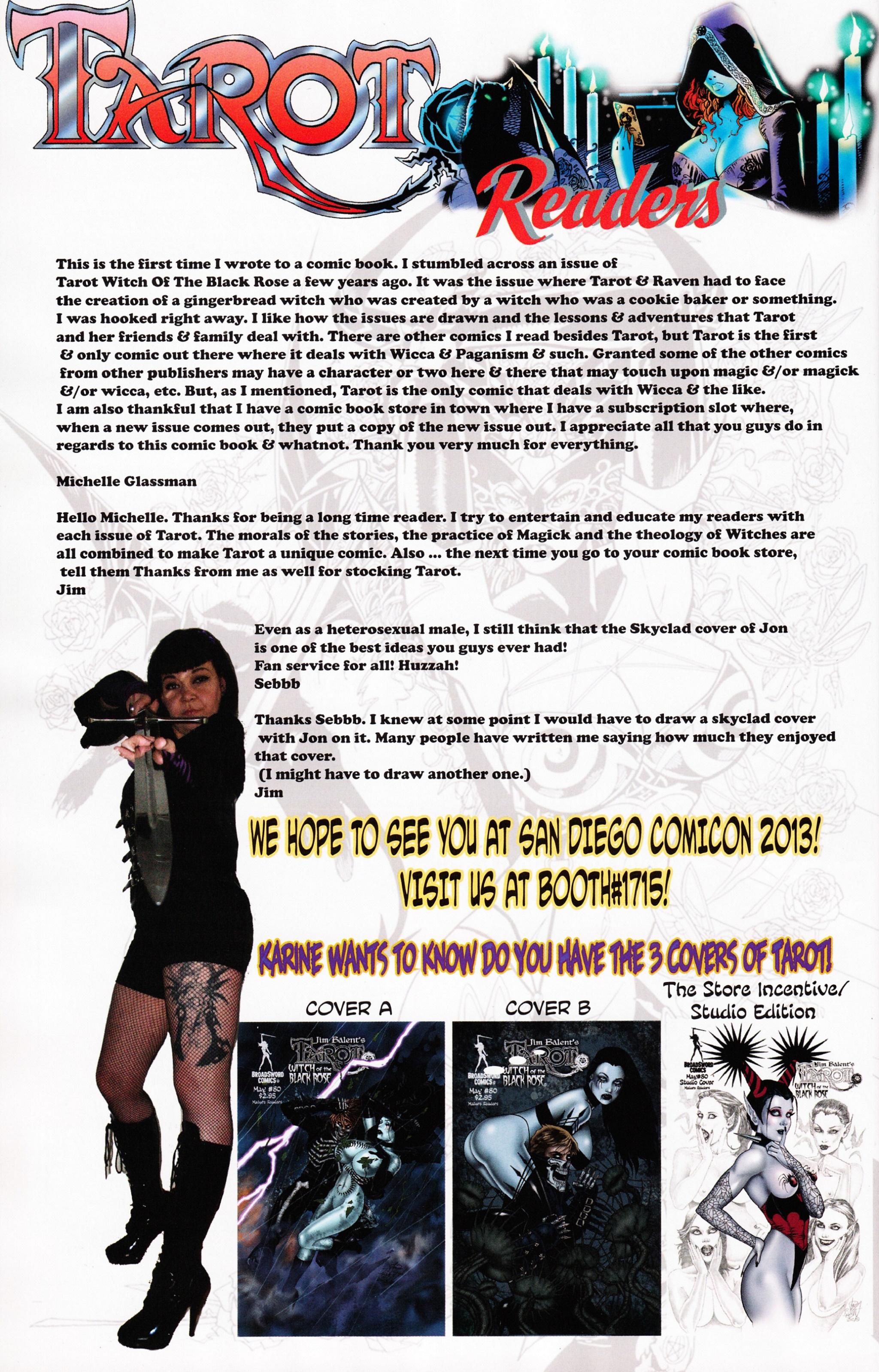 Read online Tarot: Witch of the Black Rose comic -  Issue #80 - 29