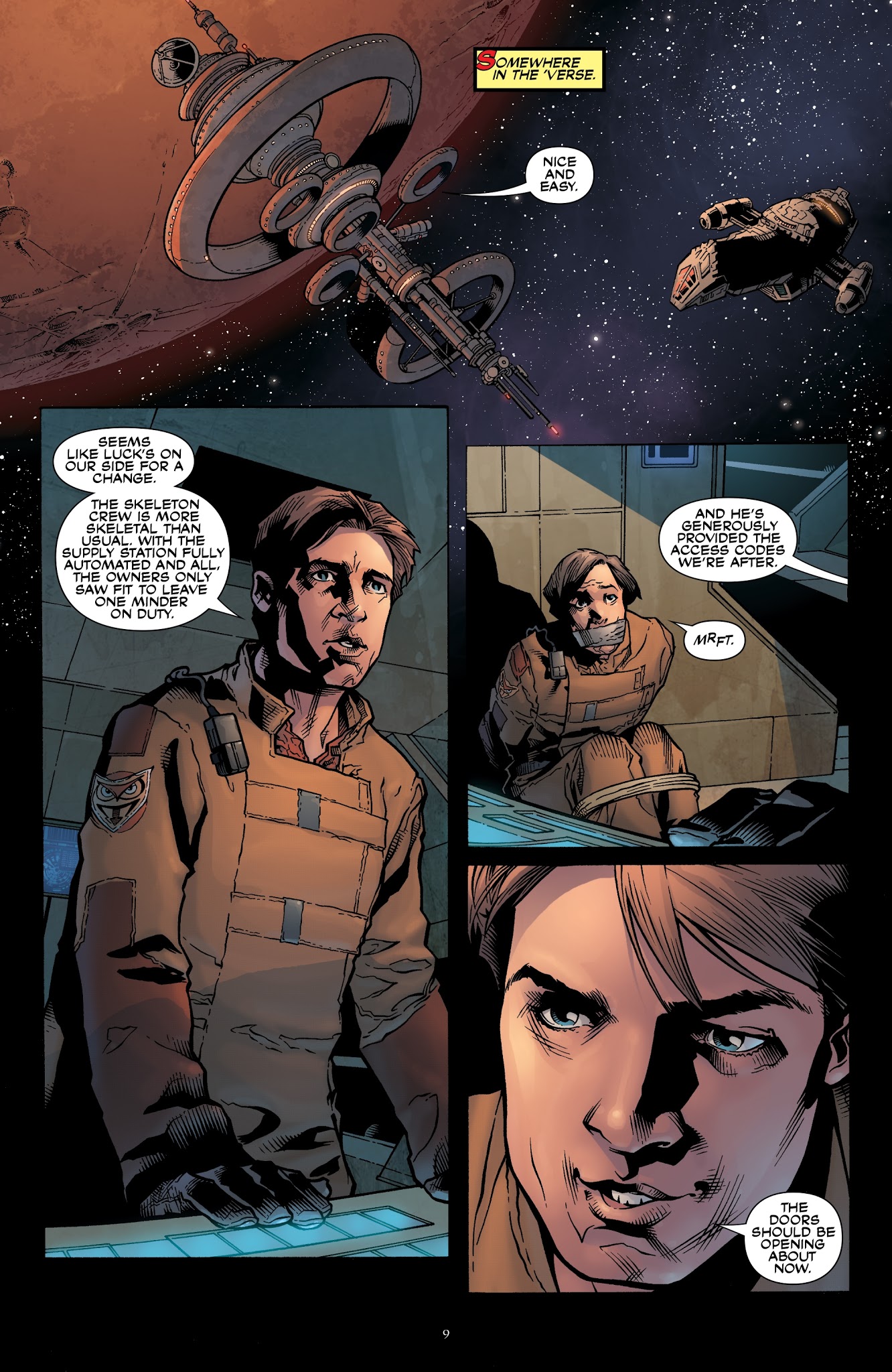 Read online Serenity: Firefly Class 03-K64 – No Power in the 'Verse comic -  Issue # _TPB - 8