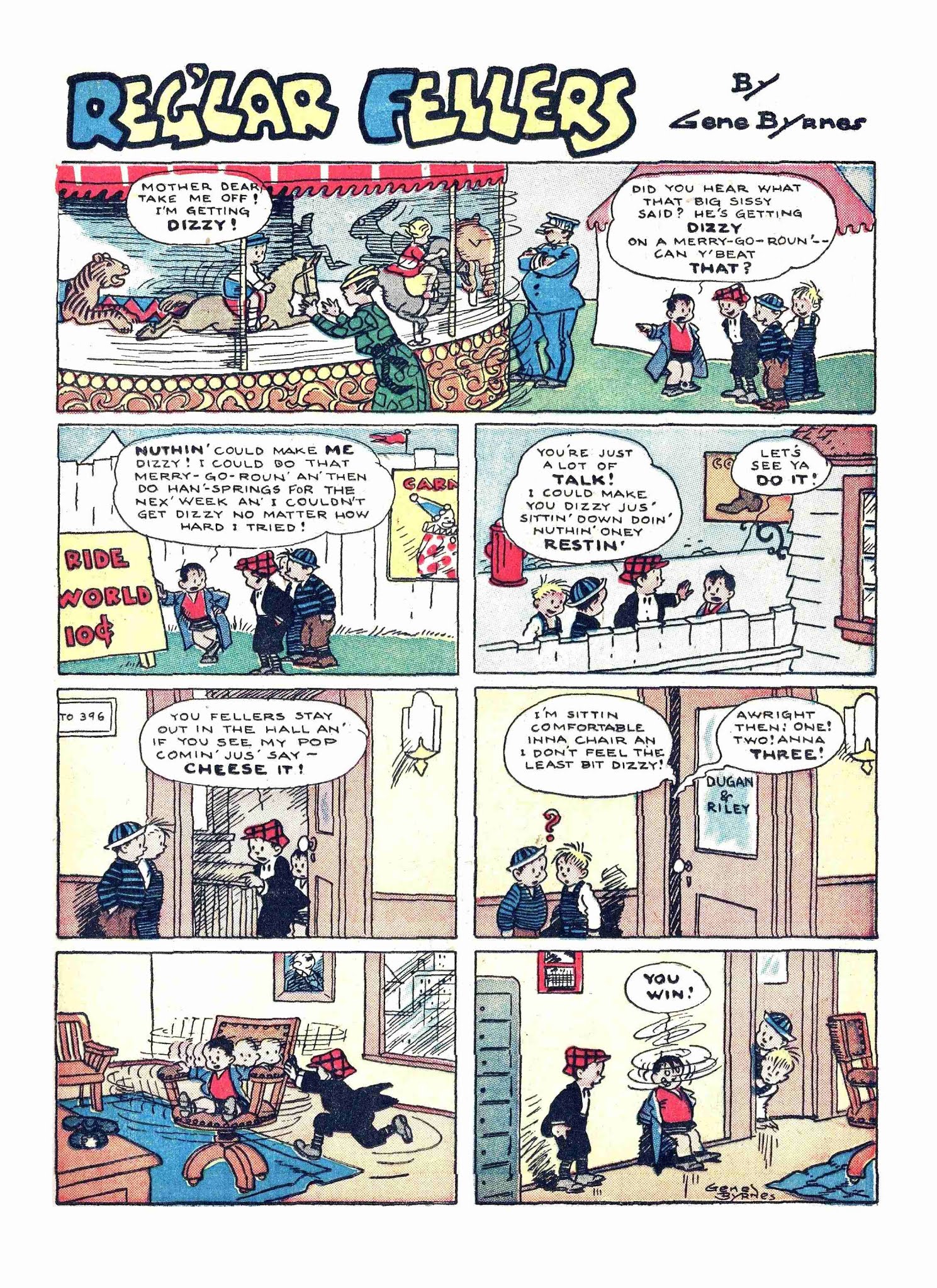 Read online Reg'lar Fellers Heroic Comics comic -  Issue #6 - 23