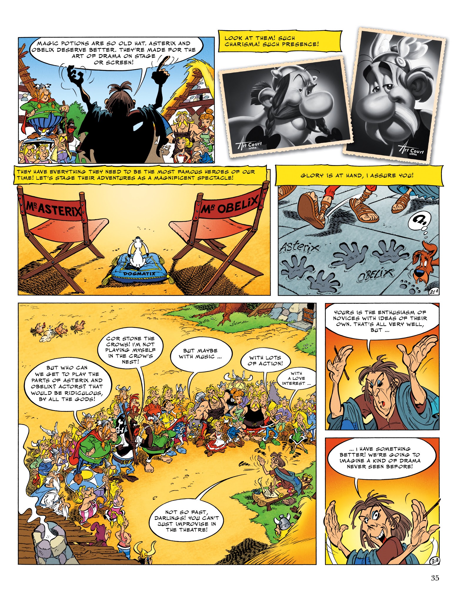 Read online Asterix comic -  Issue #34 - 36
