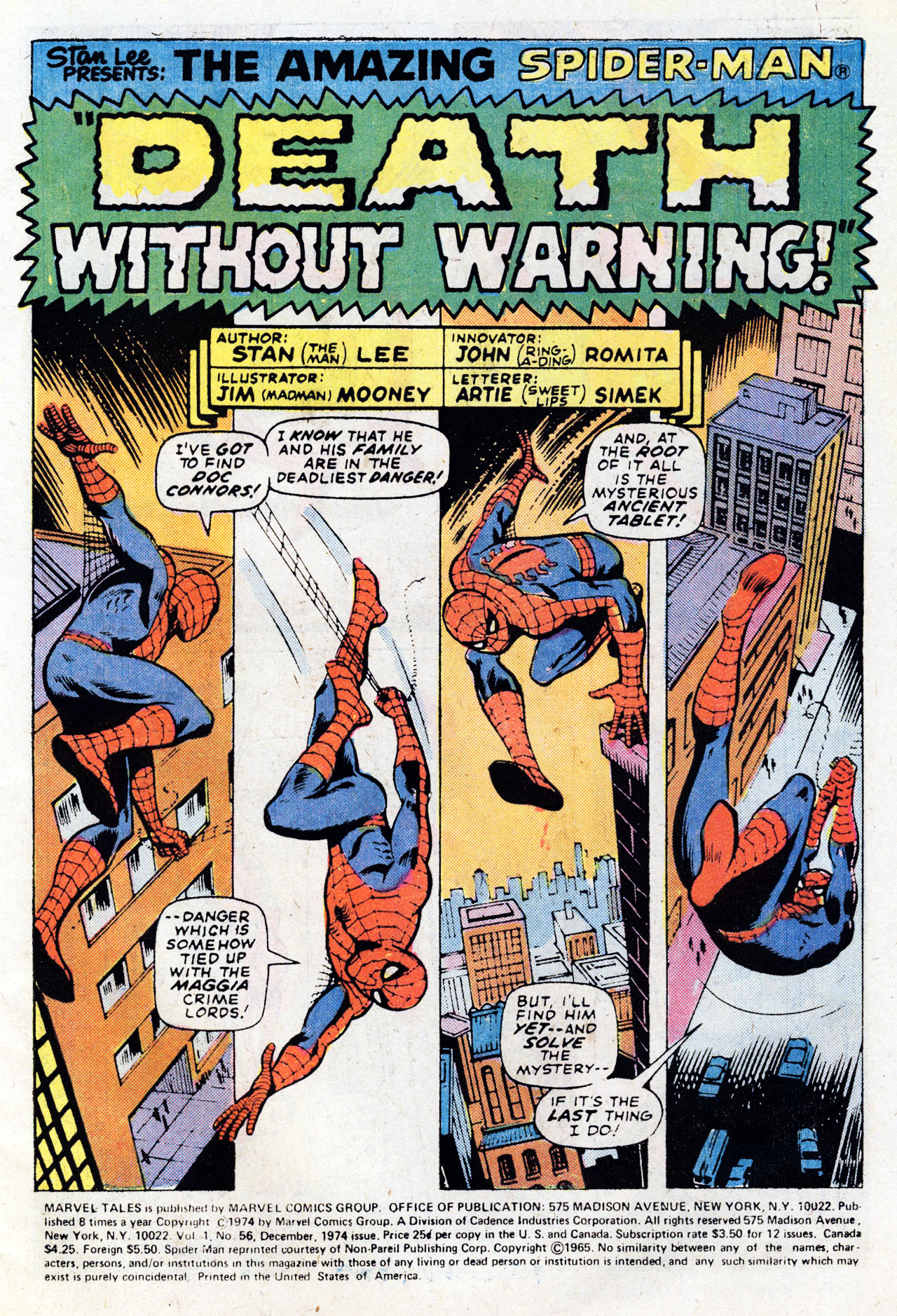 Read online Marvel Tales (1964) comic -  Issue #56 - 3