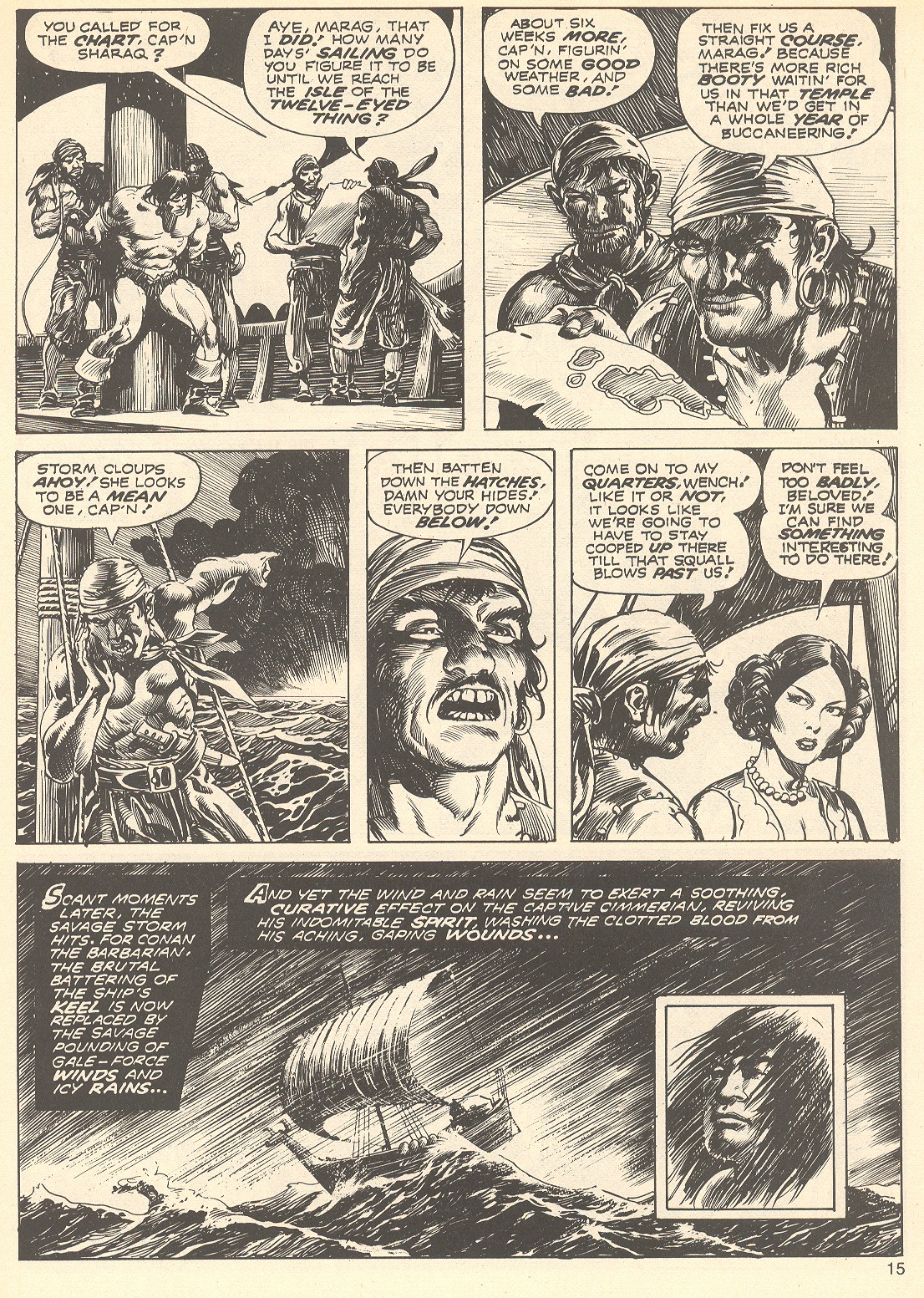 Read online The Savage Sword Of Conan comic -  Issue #75 - 15