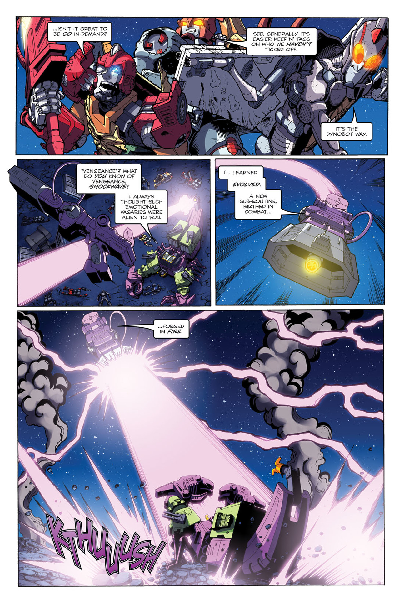 Read online The Transformers: Maximum Dinobots comic -  Issue #5 - 6