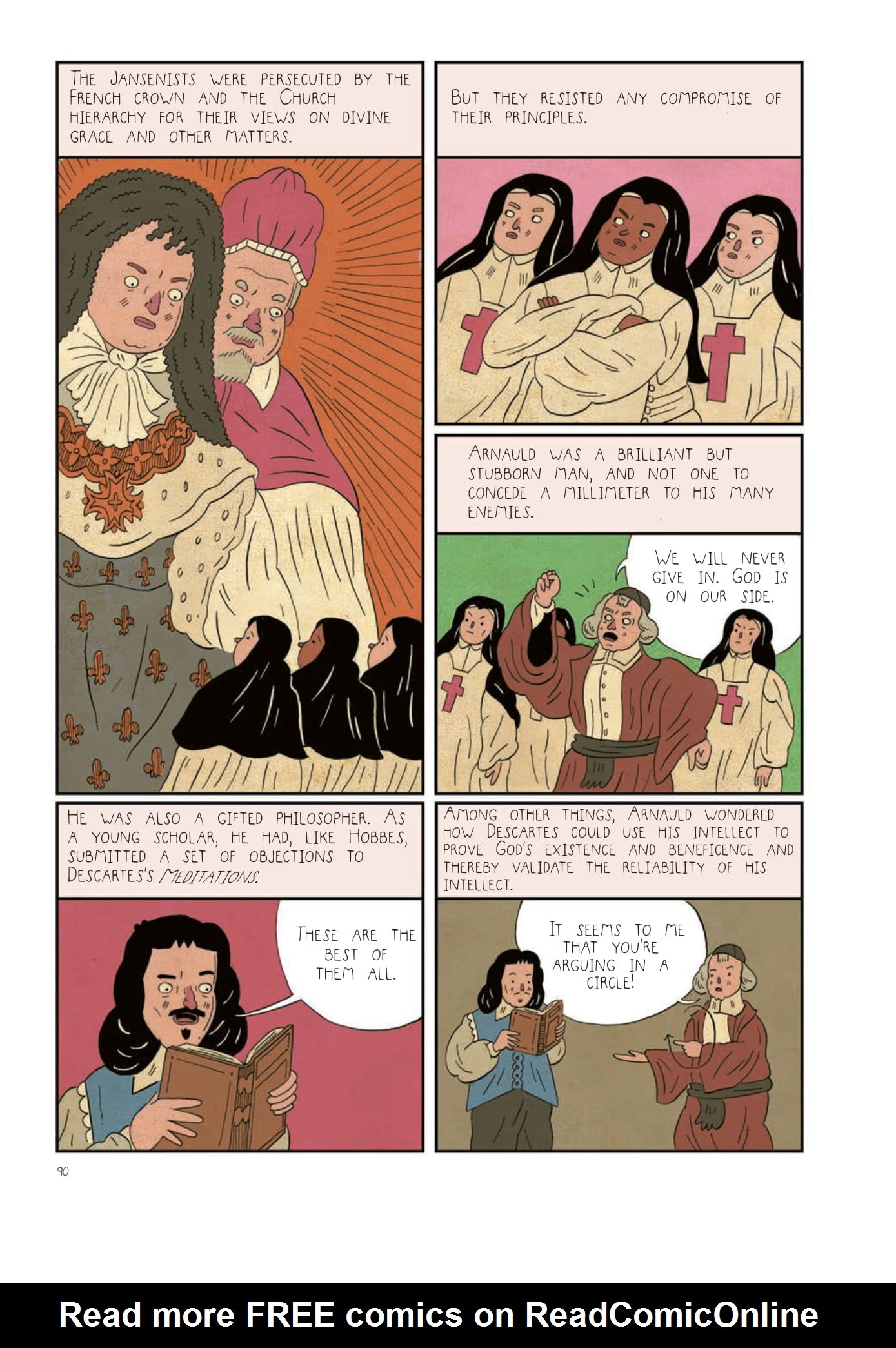 Read online Heretics!: The Wondrous (and Dangerous) Beginnings of Modern Philosophy comic -  Issue # TPB (Part 1) - 91