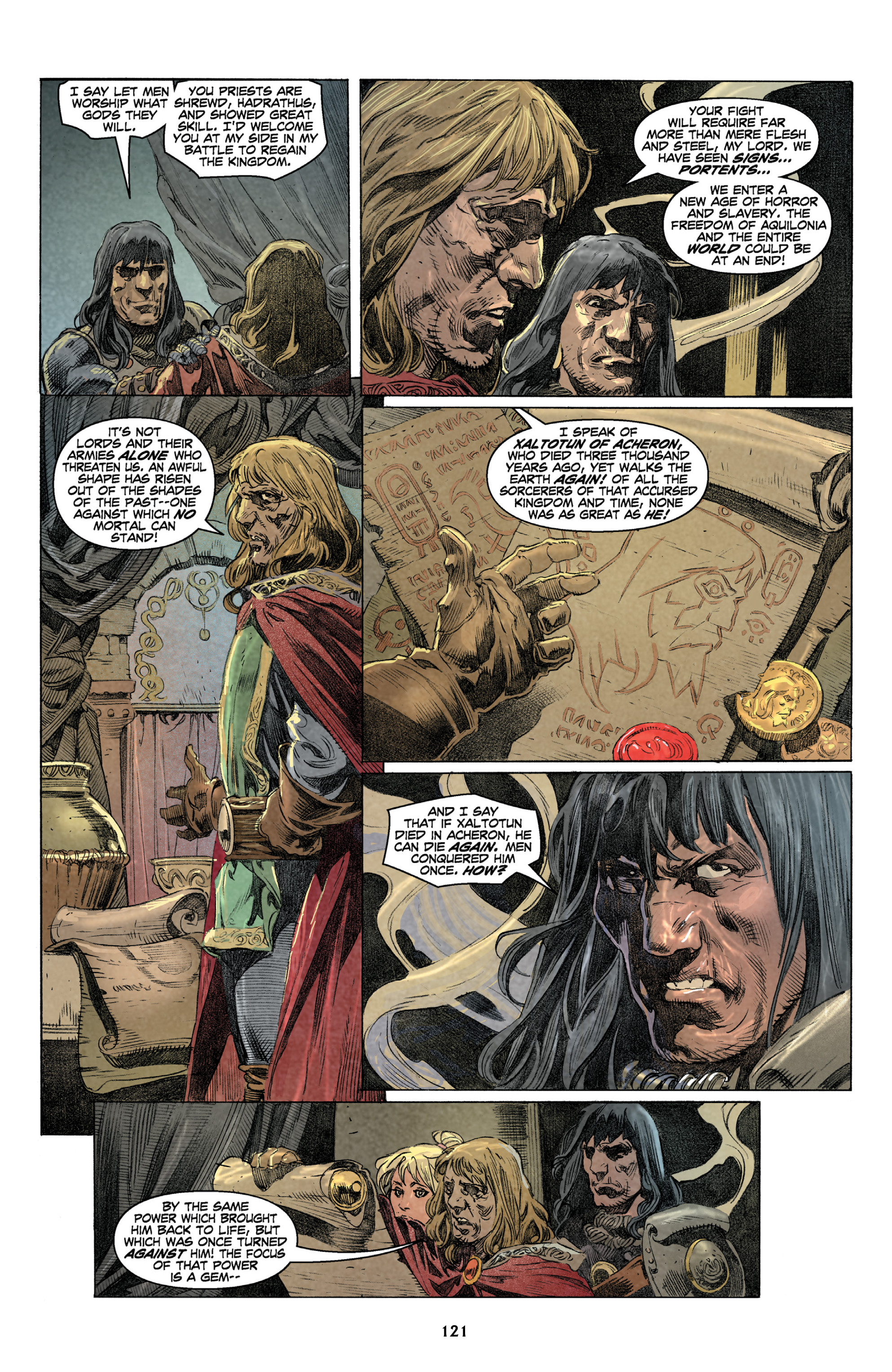 Read online King Conan: The Hour of the Dragon comic -  Issue # _TPB - 121