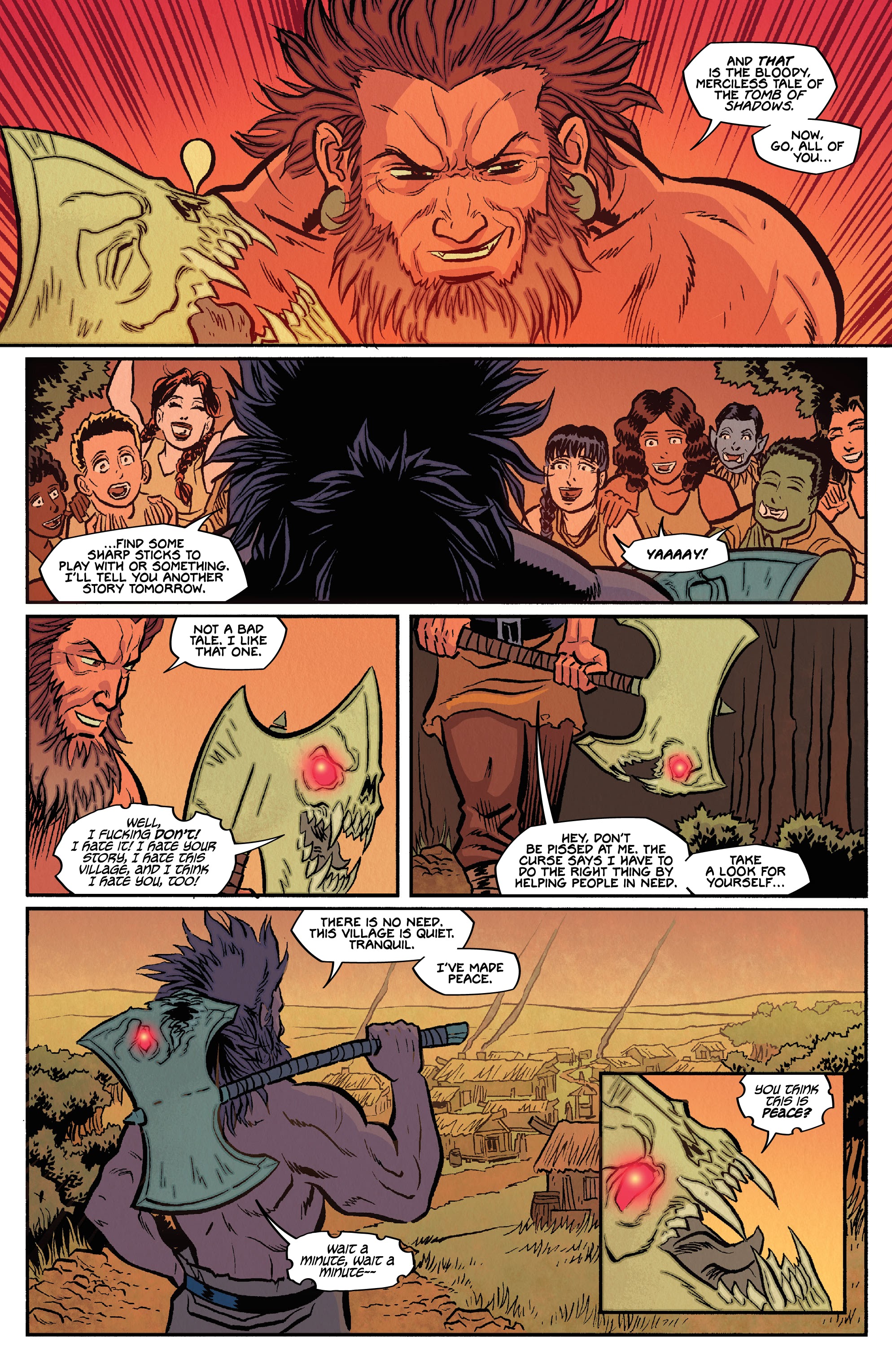 Read online Barbaric: The Harvest Blades comic -  Issue # Full - 9