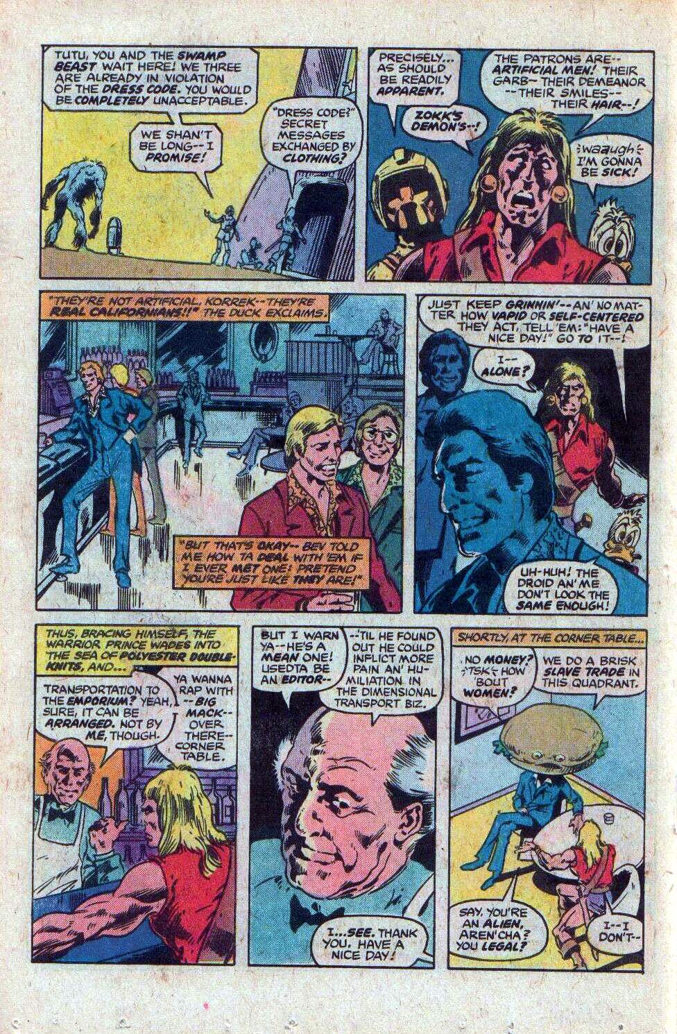 Read online Howard the Duck (1976) comic -  Issue #23 - 11