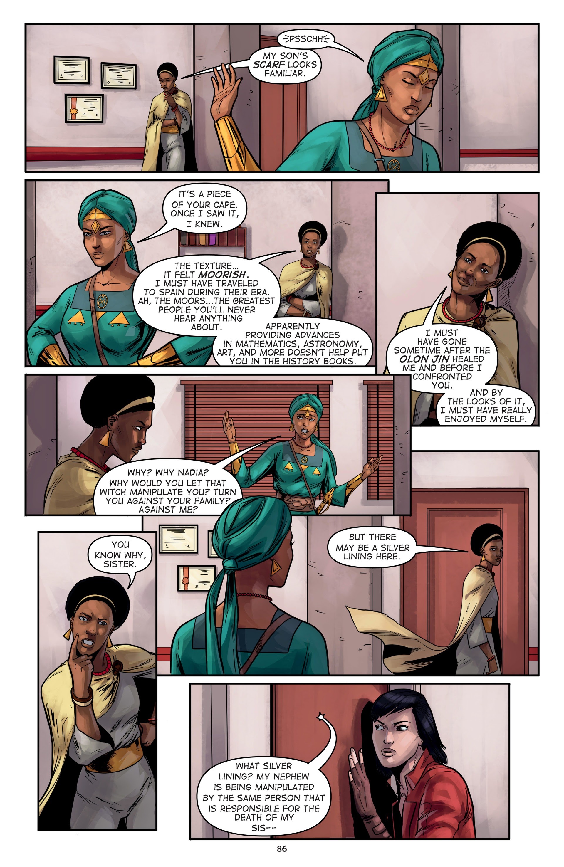 Read online Malika: Warrior Queen comic -  Issue # TPB 2 (Part 1) - 88