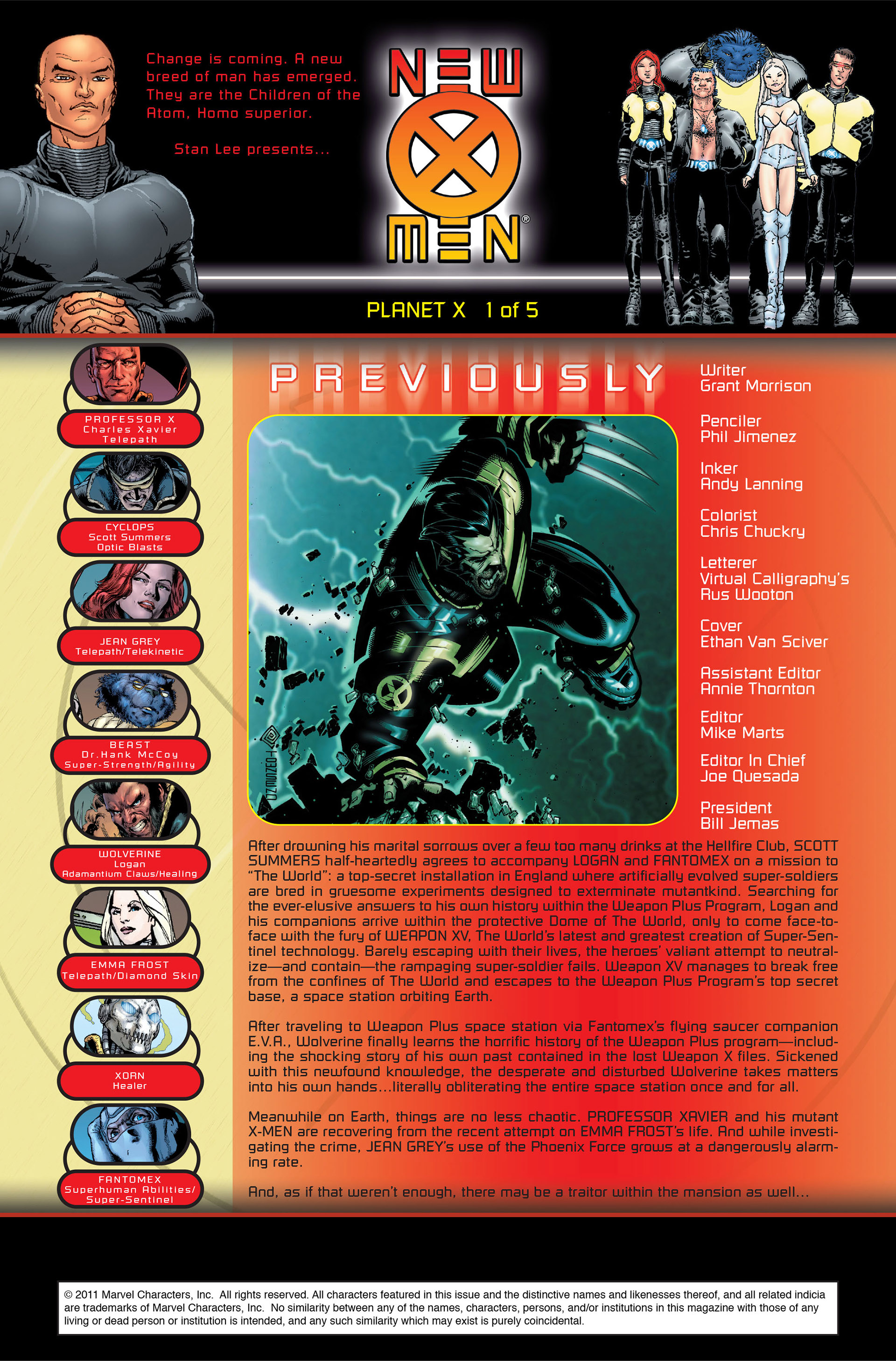 Read online New X-Men (2001) comic -  Issue #146 - 2