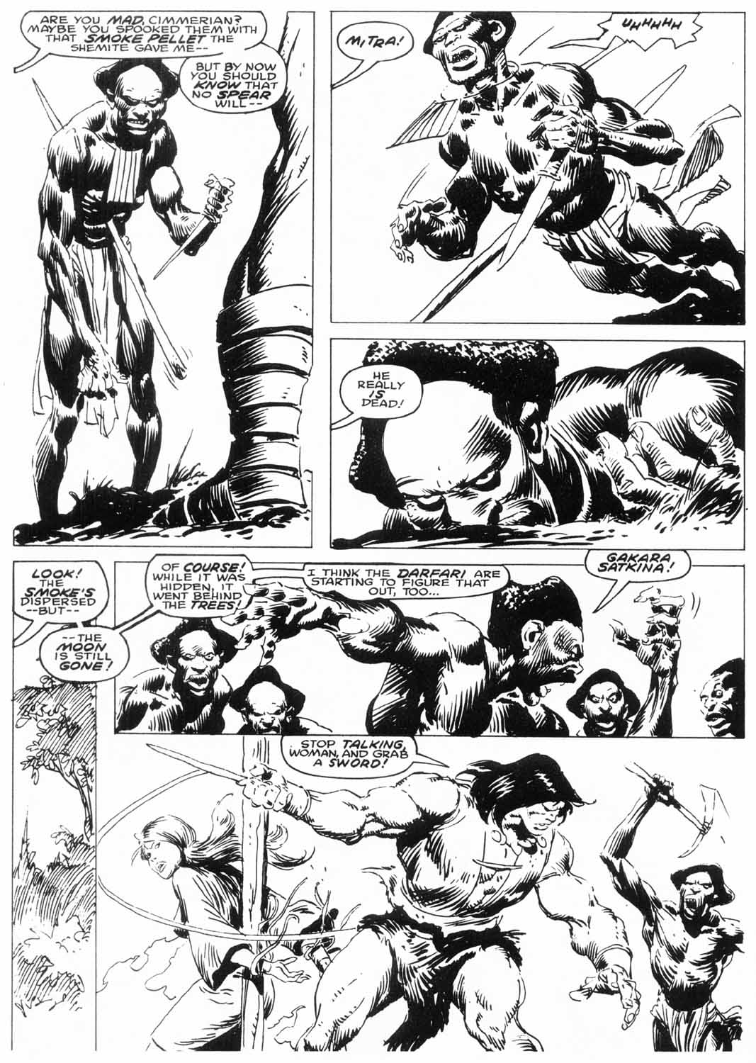 Read online The Savage Sword Of Conan comic -  Issue #225 - 25