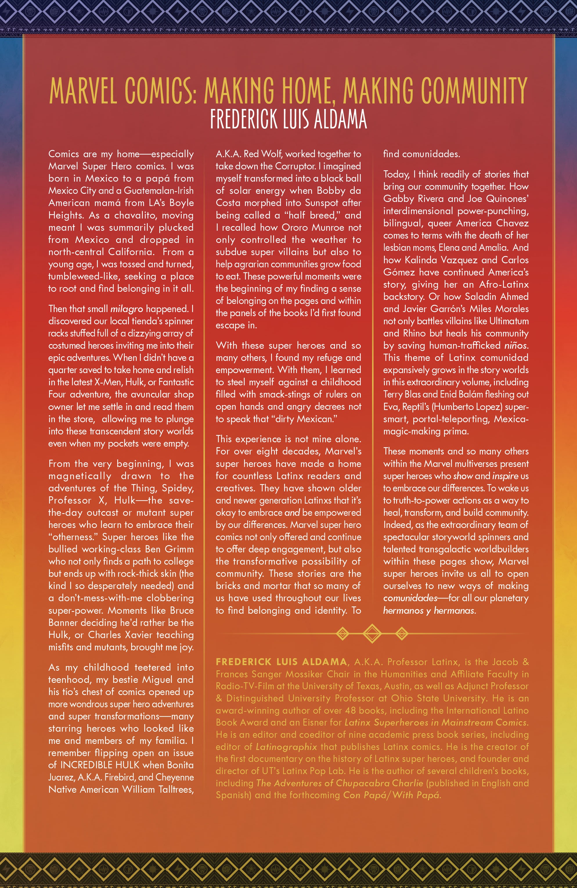 Read online Marvel's Voices: Community comic -  Issue # TPB - 4