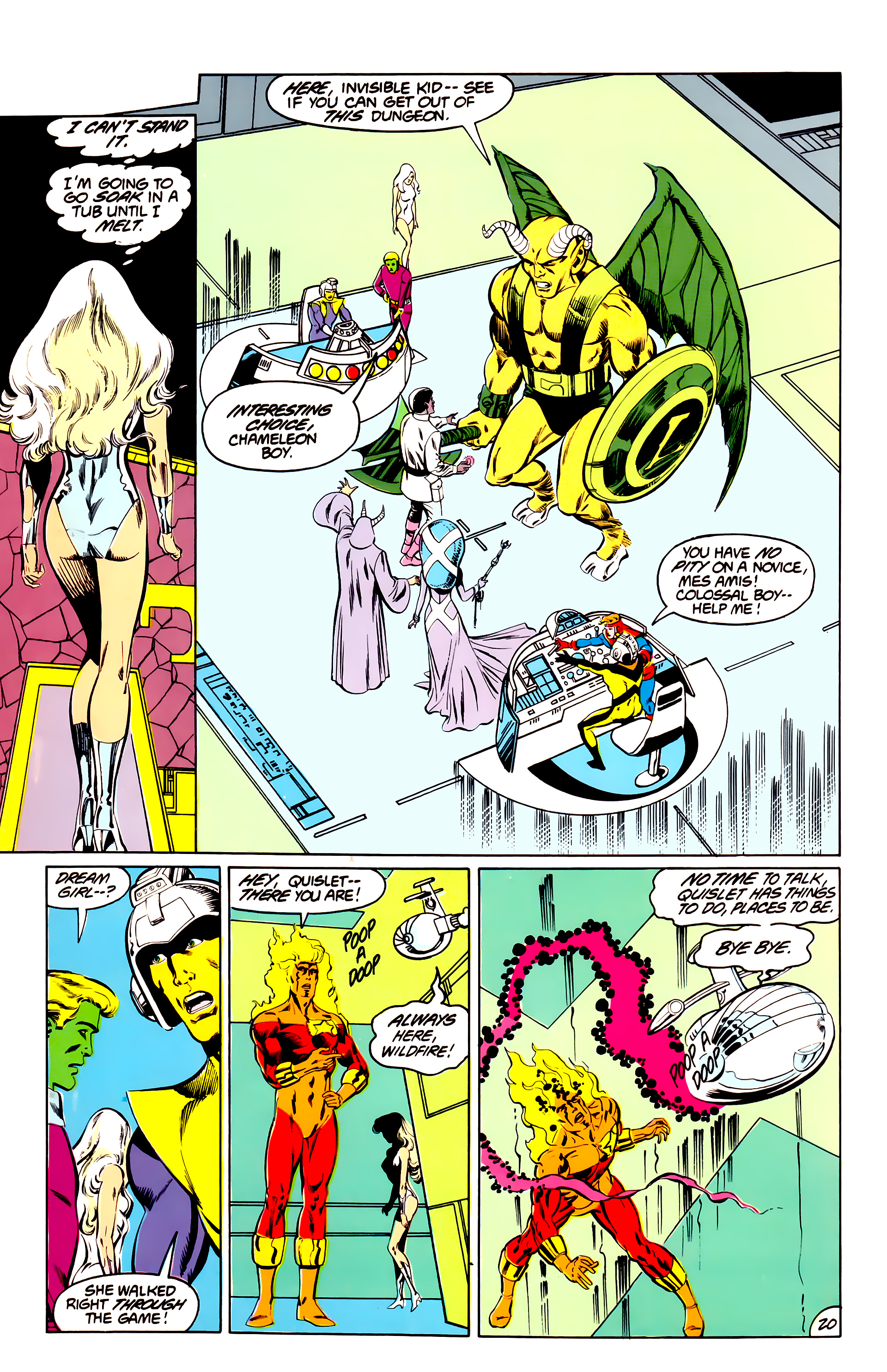 Read online Legion of Super-Heroes (1984) comic -  Issue #40 - 21