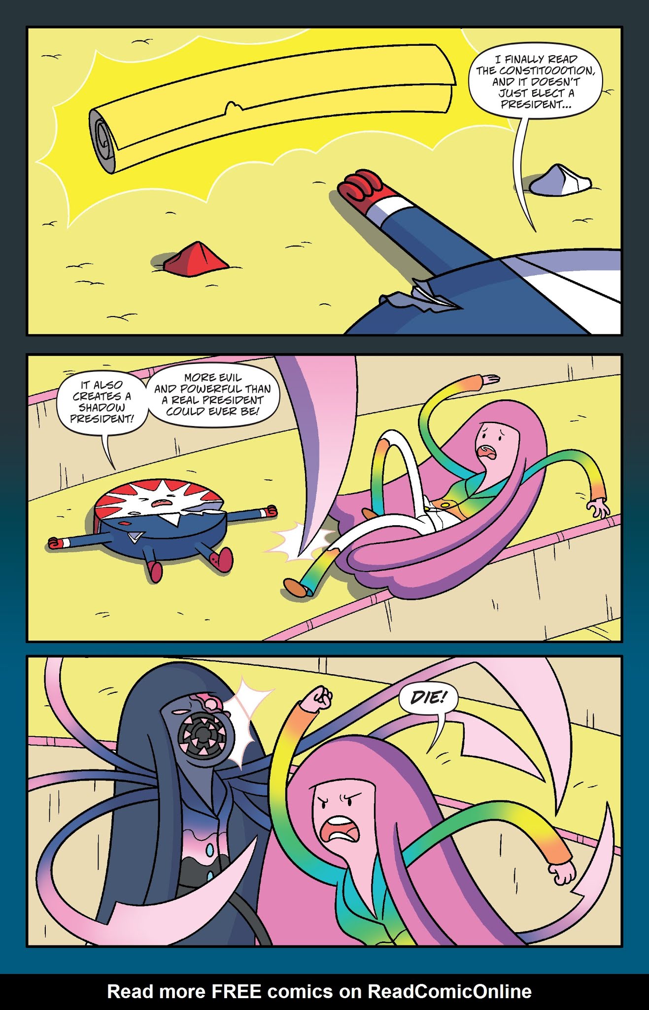 Read online Adventure Time: President Bubblegum comic -  Issue # TPB - 125