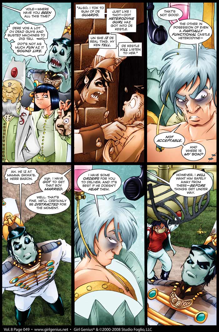 Read online Girl Genius (2002) comic -  Issue #8 - 50